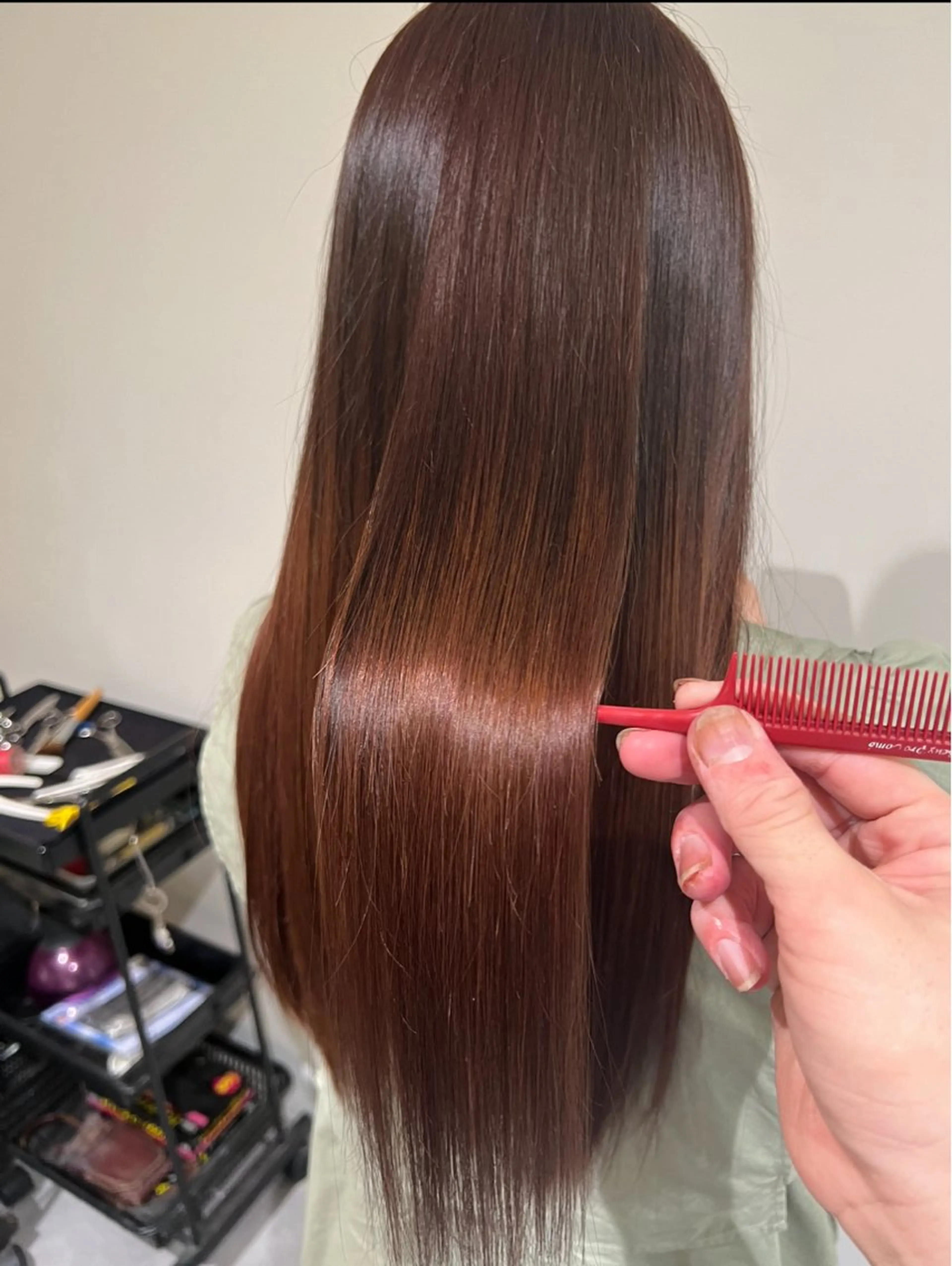 ロング カラー ブラウンカラー ヘアカラー トリートメント AVANCE.西宮北口所属・笠原 裕貴のヘアスタイル