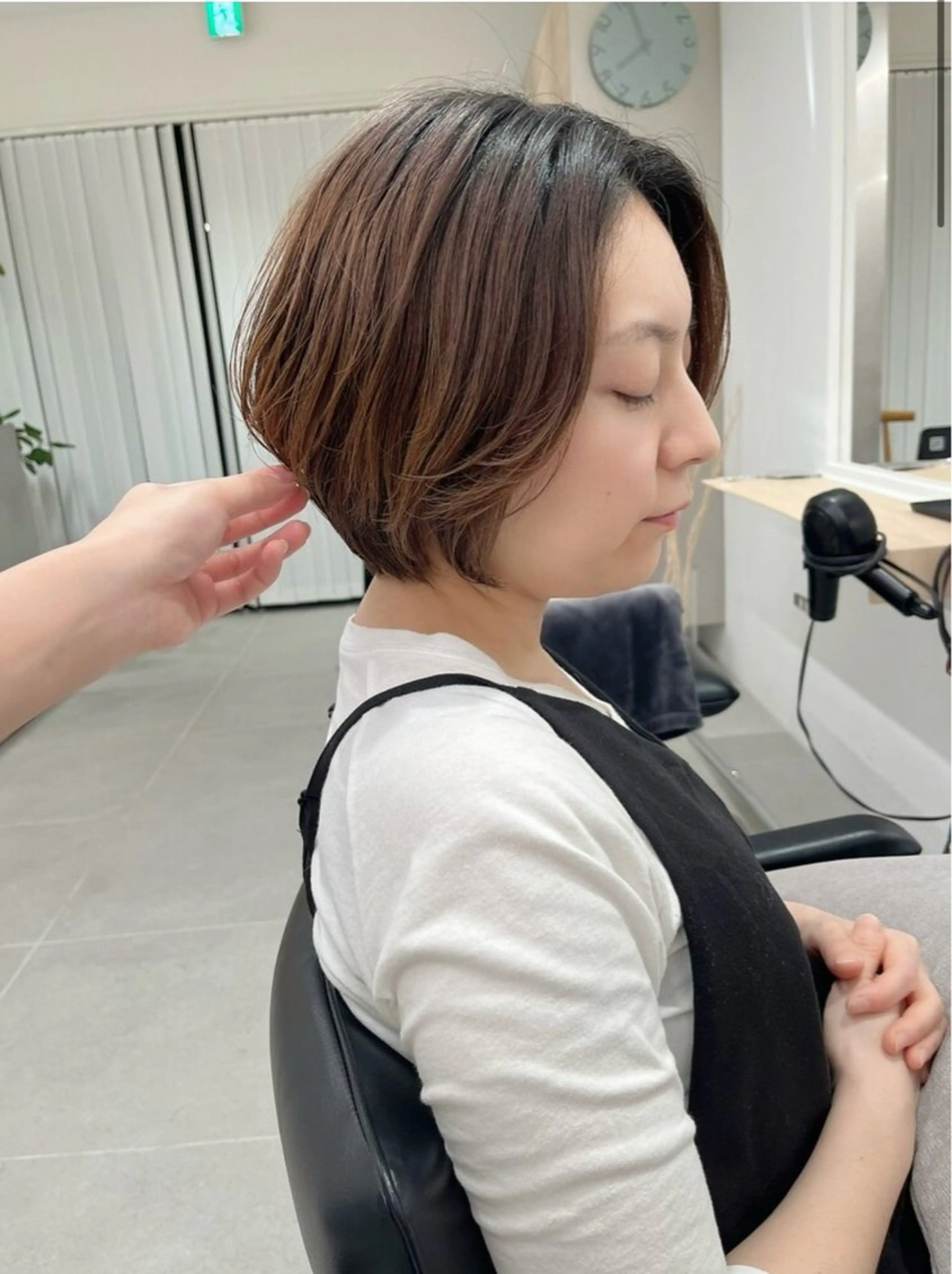 ショート 💋sara/レイヤ ー/ショート【蔵前】のヘアスタイル