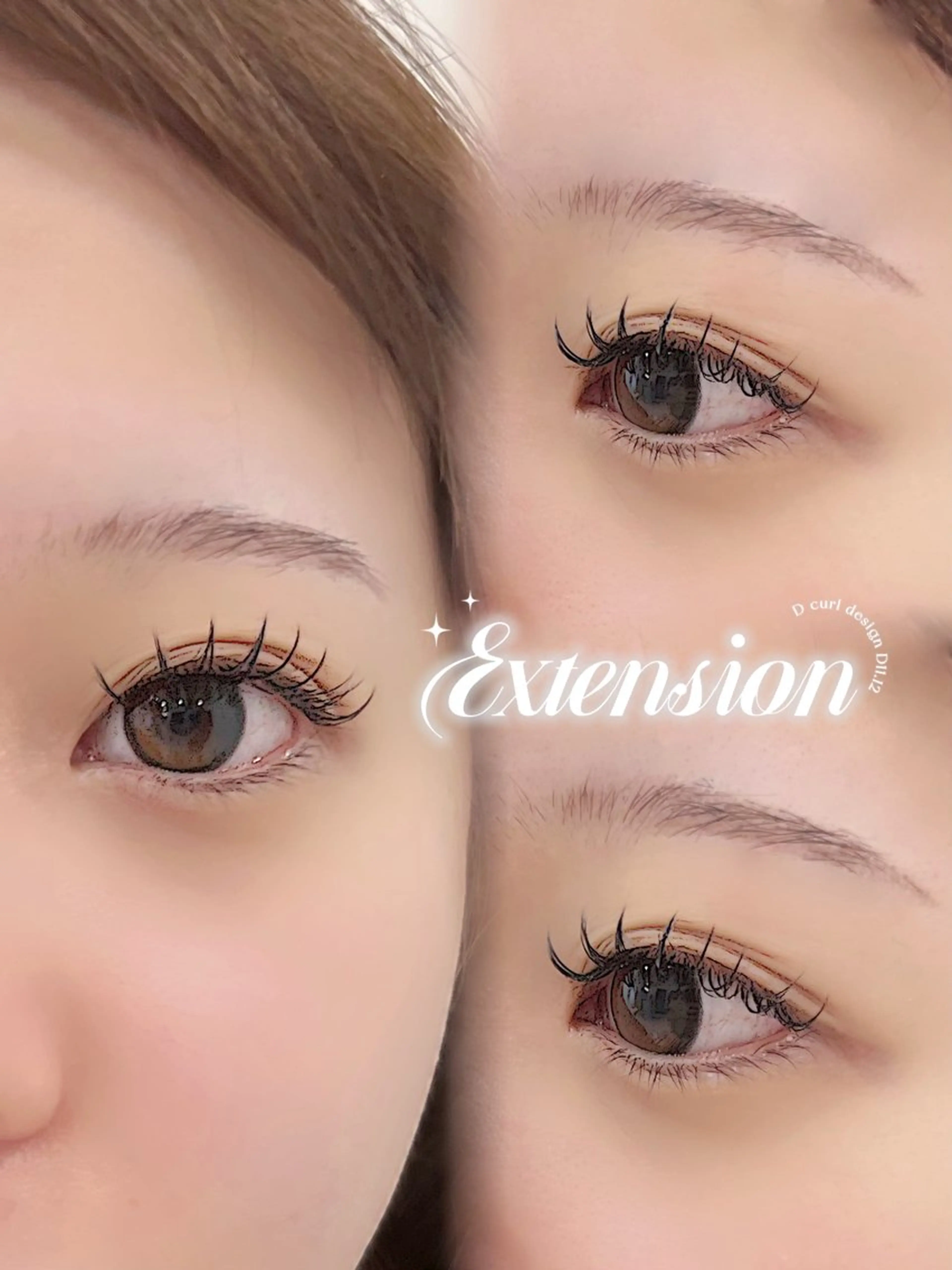 マツエク・マツパ N a t s u m e 🎀🌙のマツエク・マツパデザイン