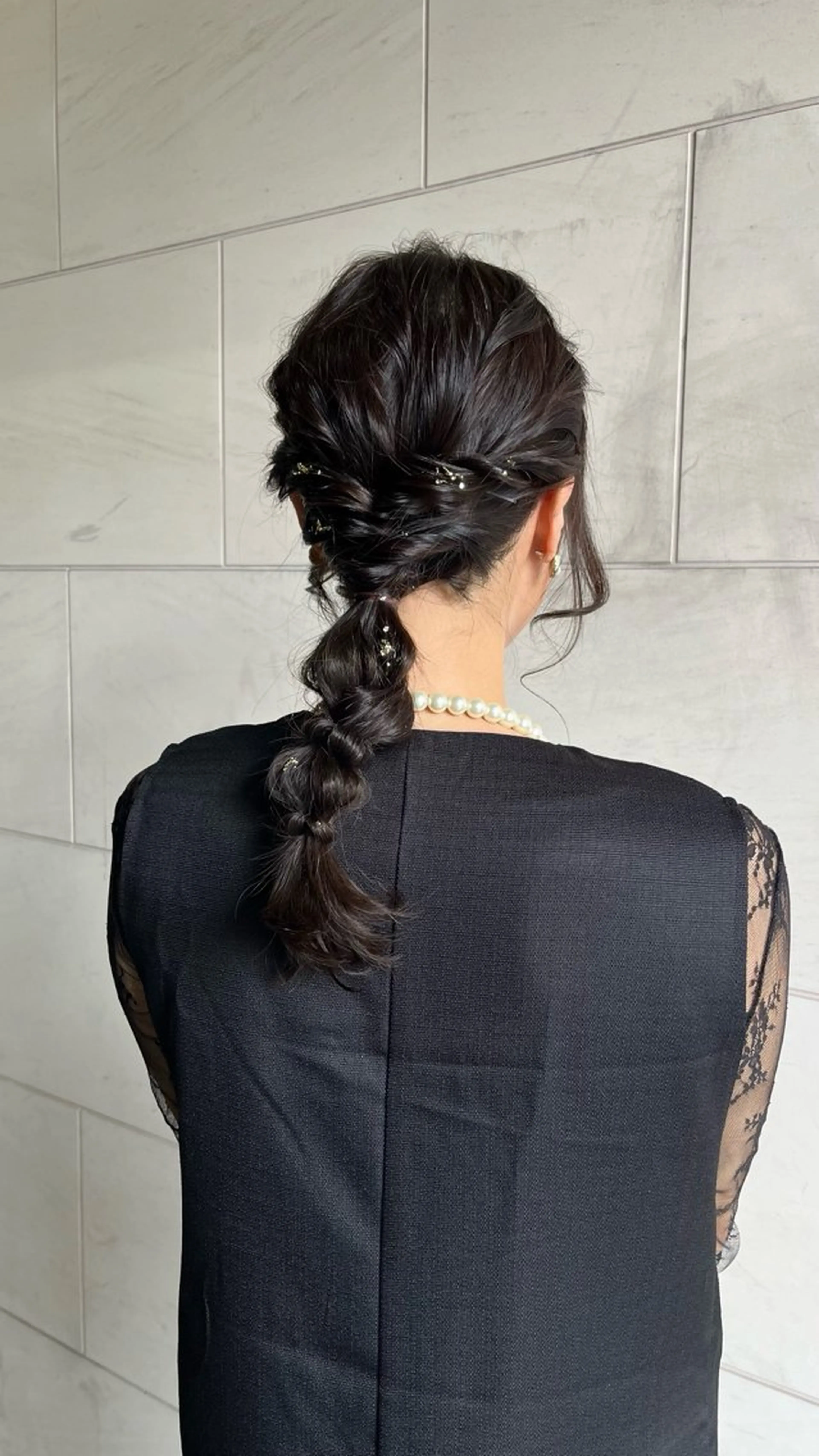 ロング ヘアアレンジ ヘアセット 伊佐治 夕芽のヘアスタイル