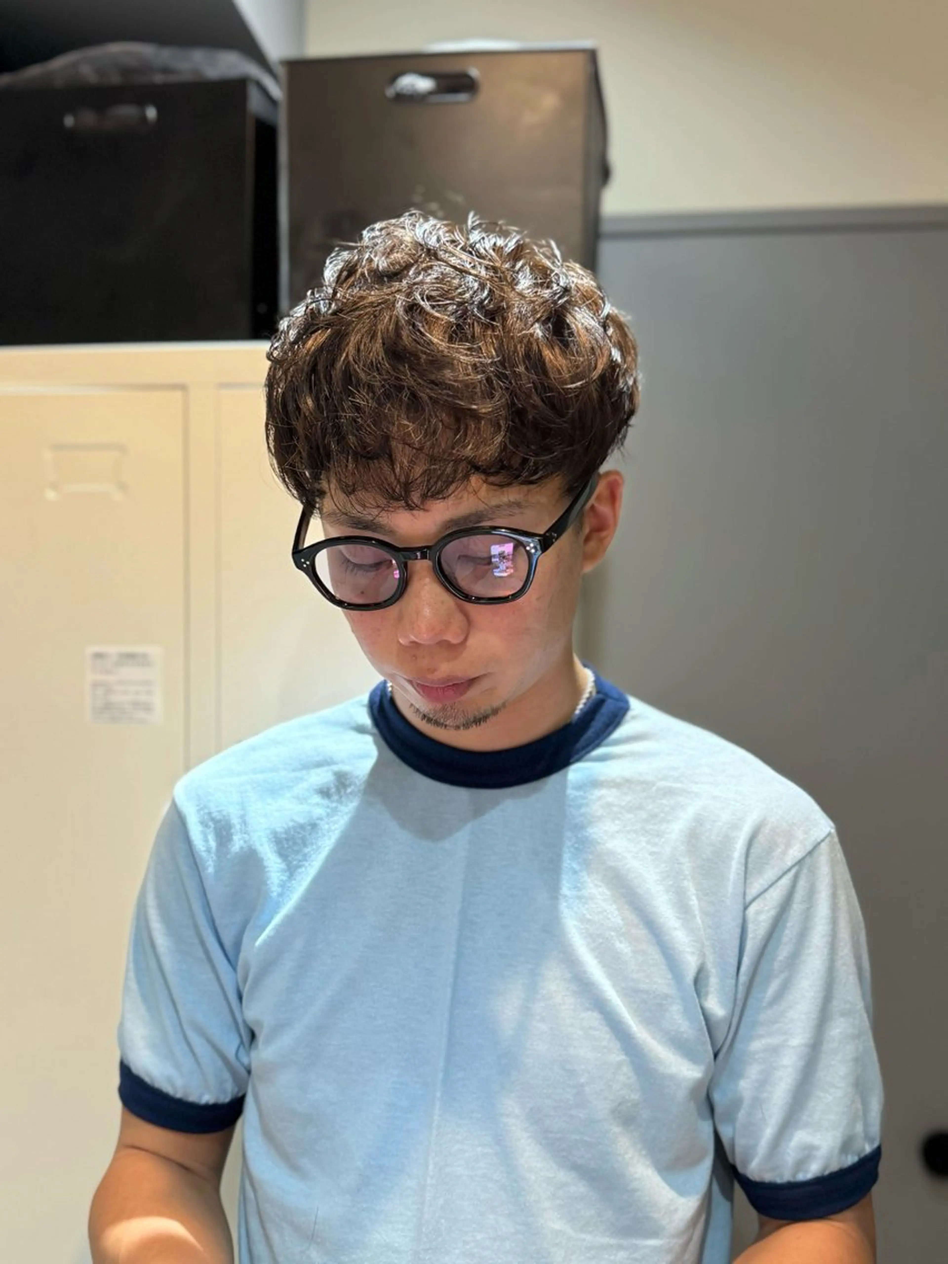 ショート パーマ メンズ カット トリートメント 💈メンズカット💈 No.1💈坂元のヘアスタイル