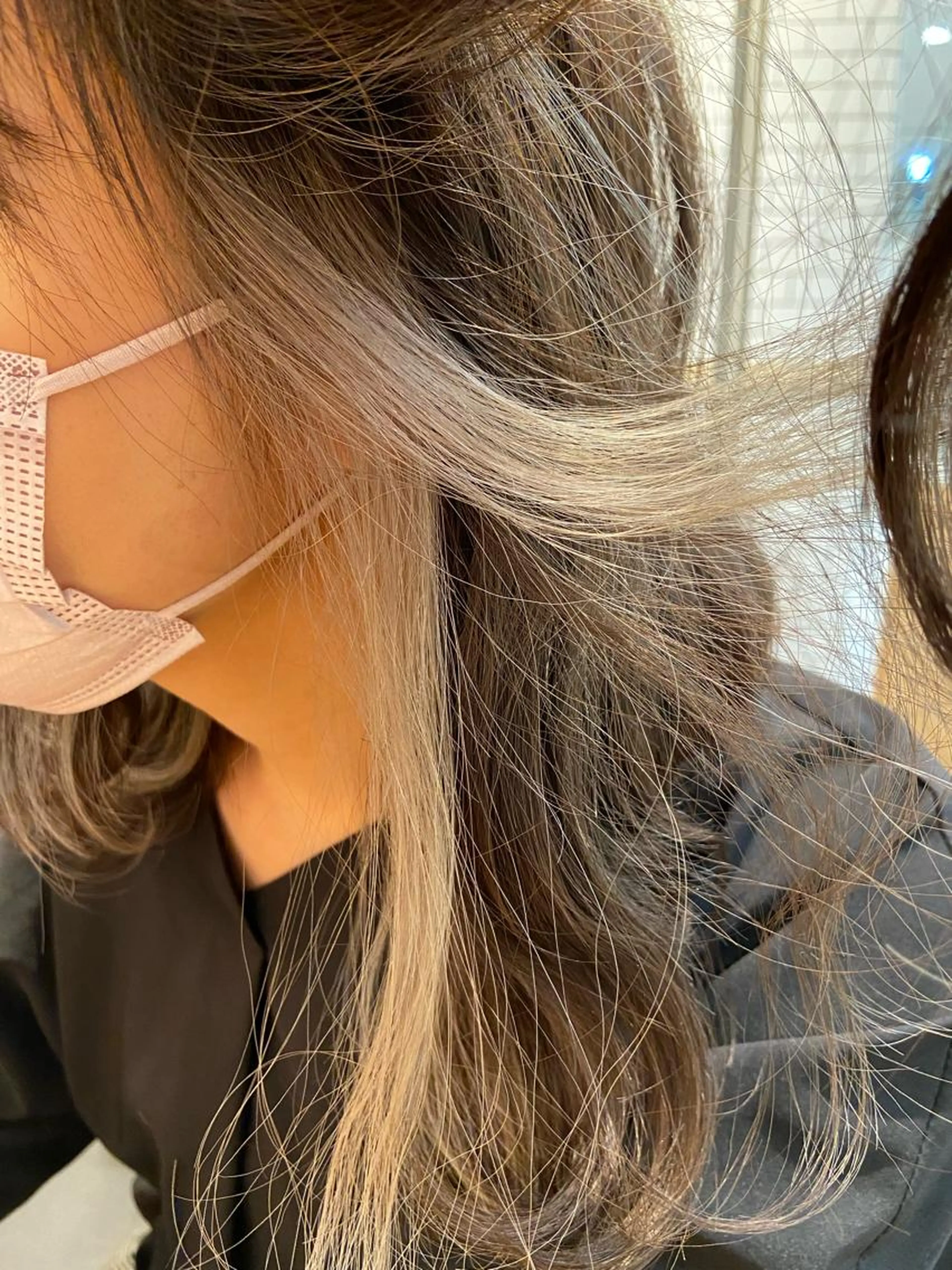 全体カラー＋インナカラー＋ブローの写真