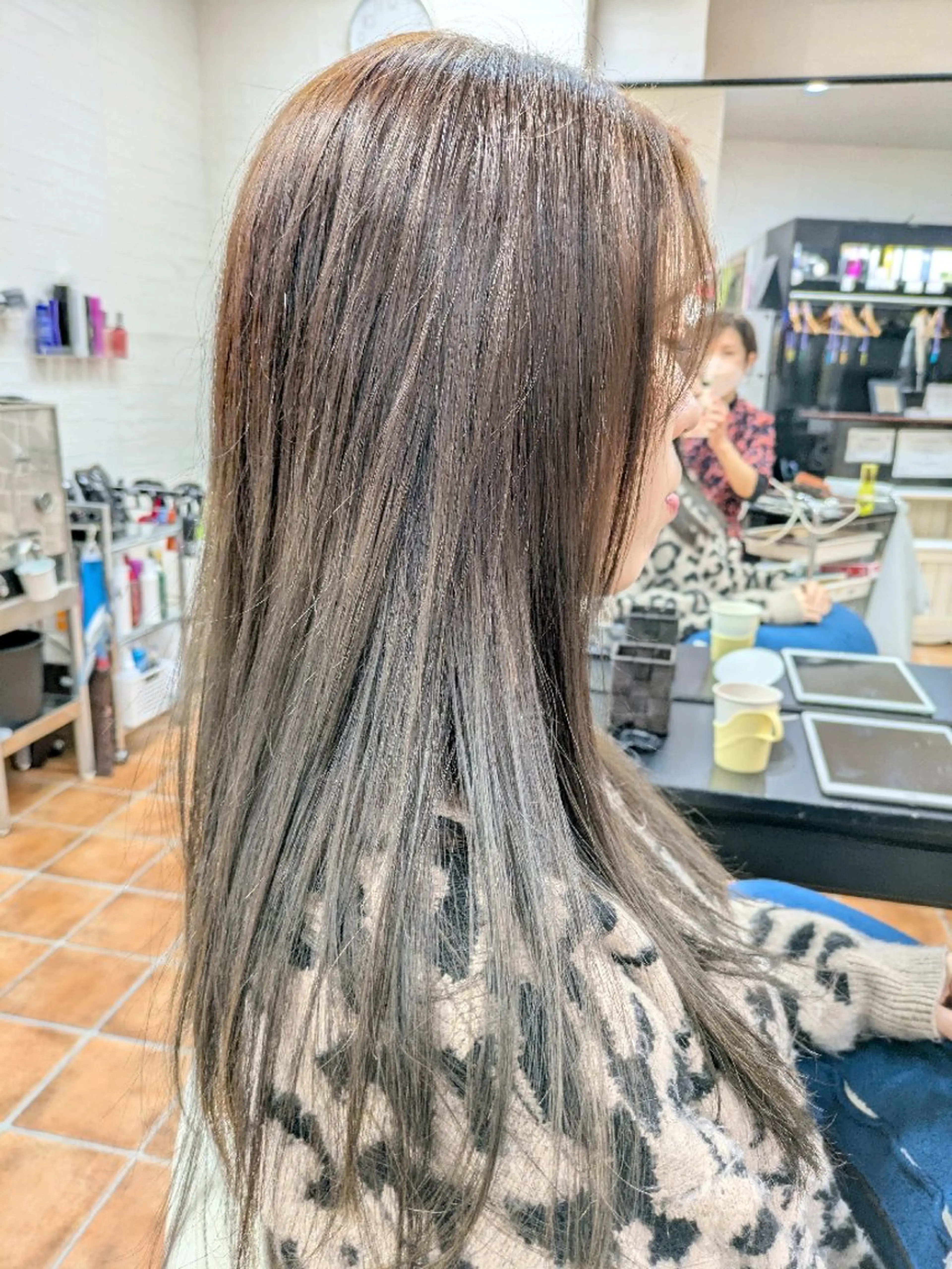 ロング ロング 大人女性カット/ヘア セット✨️片本🌸のヘアスタイル