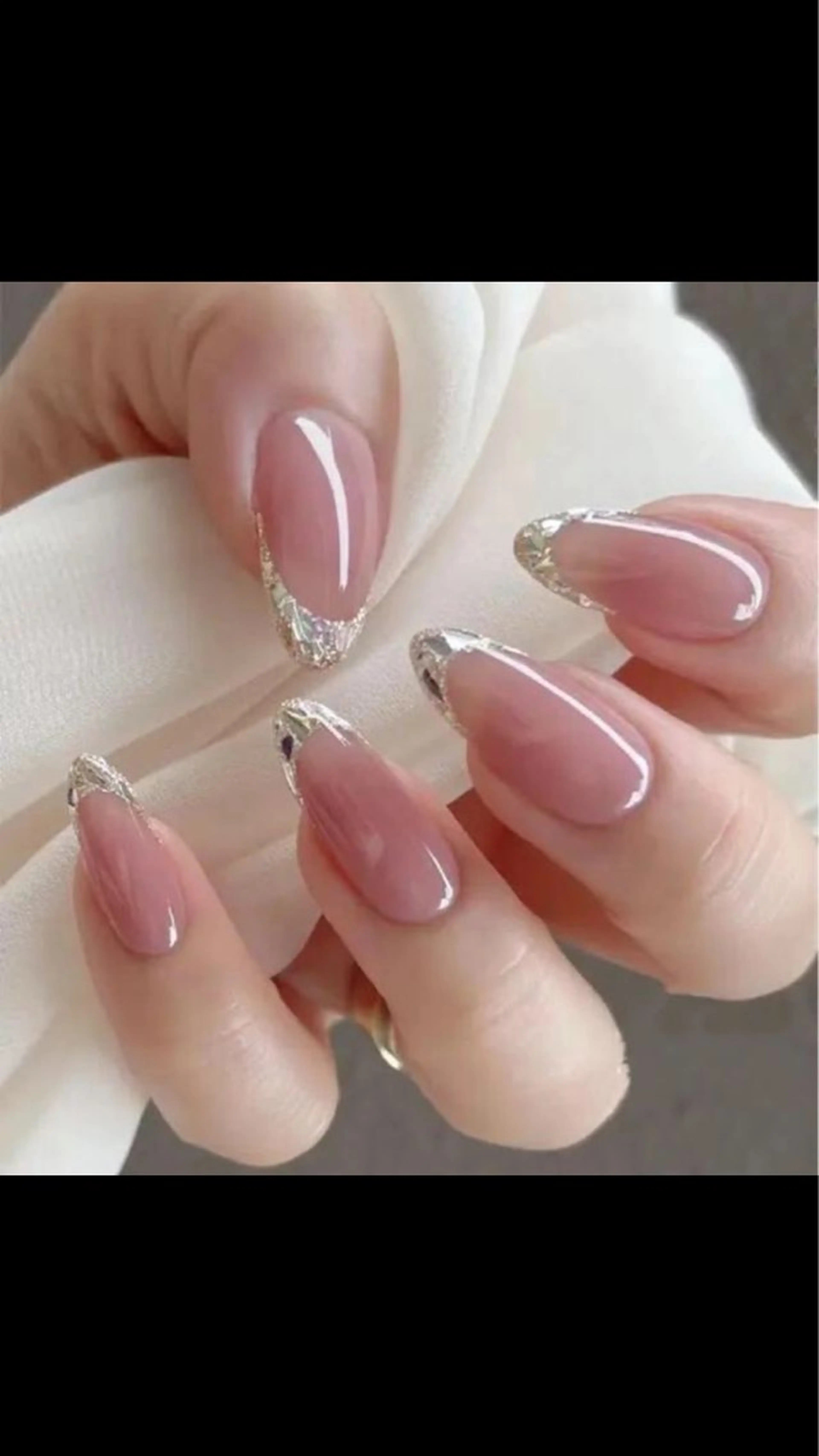 ガラスフレンチorカラーフレンチの写真