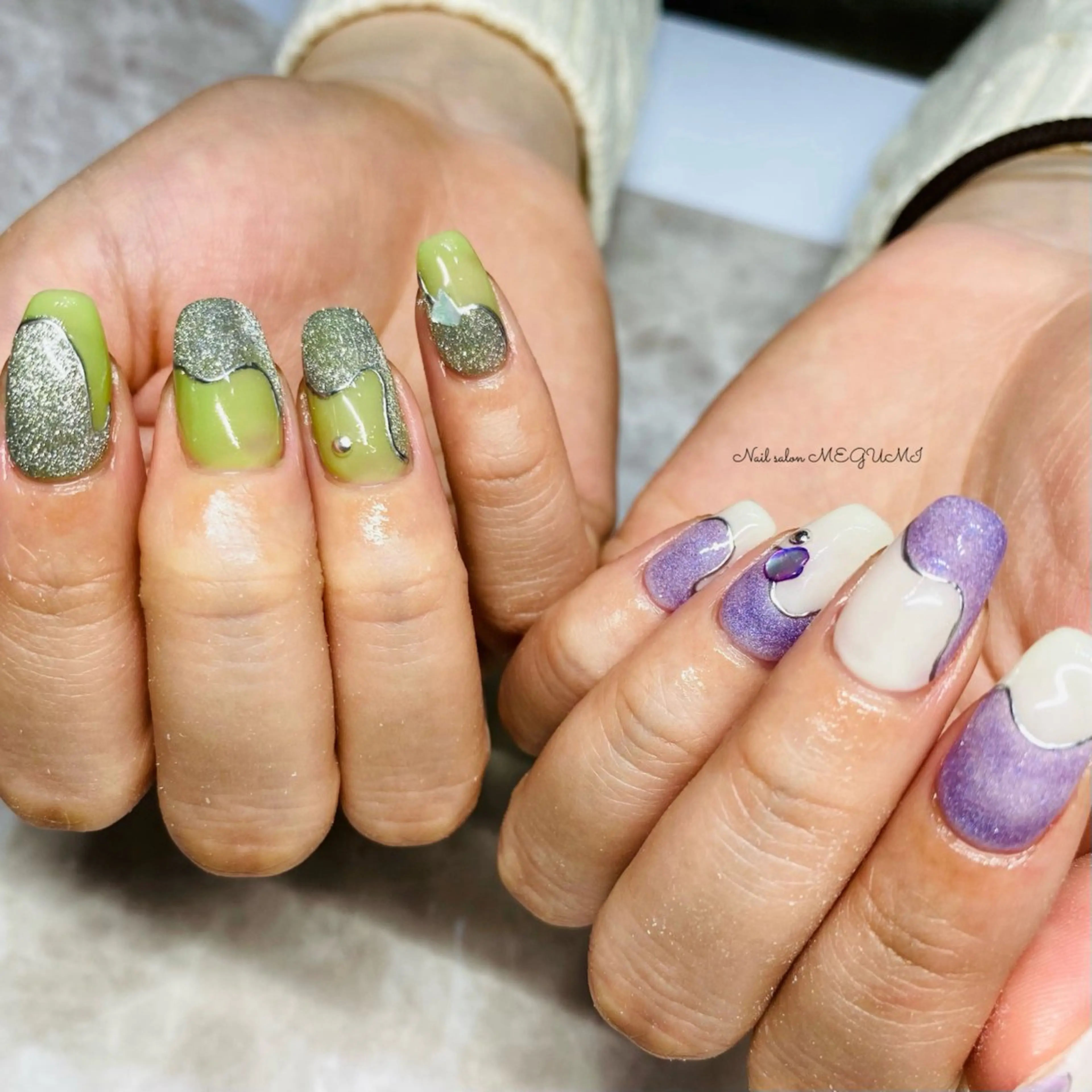 ネイル ゴージャス 持ち込み Nail salon MEGUMIのネイルデザイン