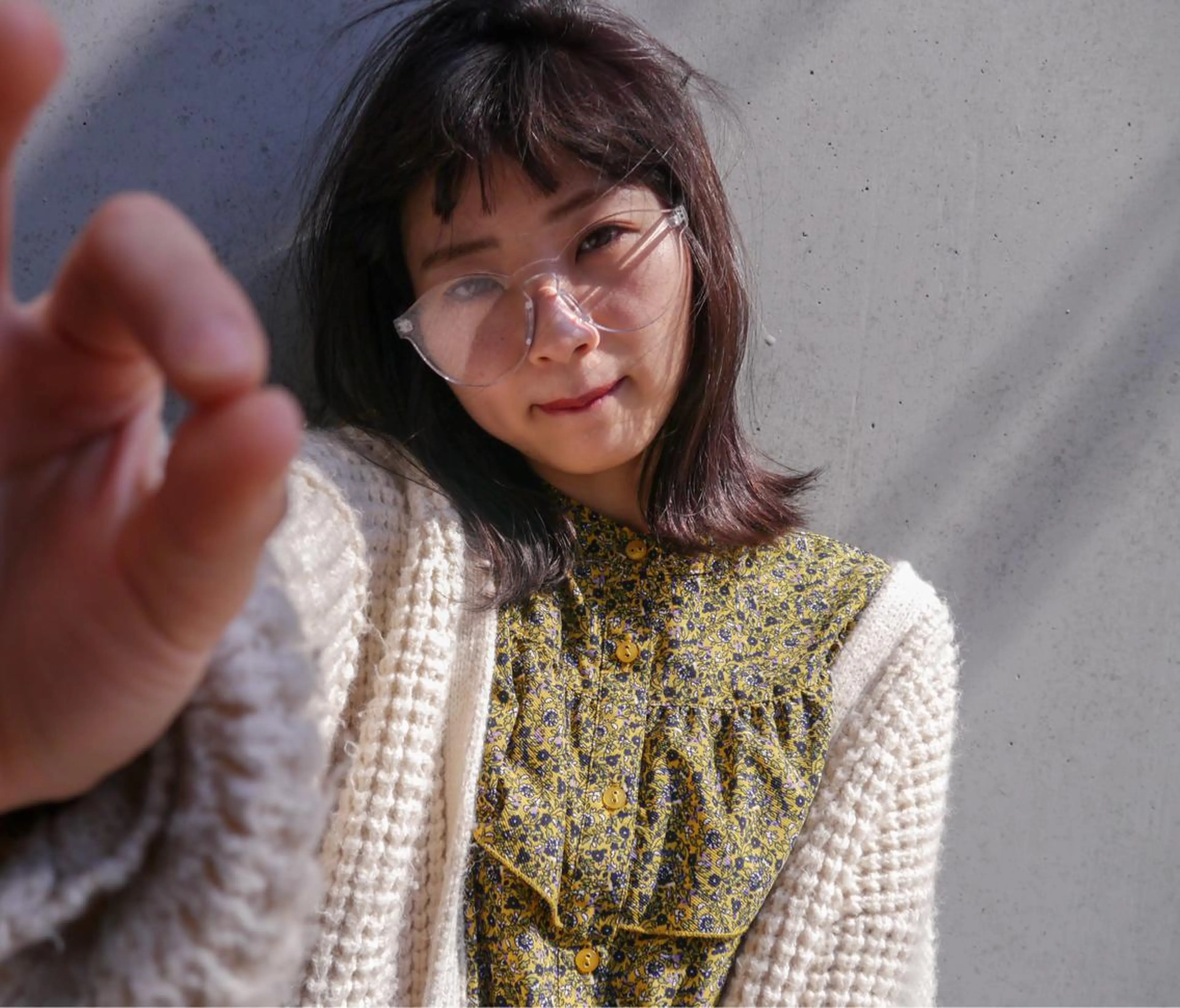 セミロング ヘアカラー トリートメント nessヤマサキ リュウタのヘアスタイル