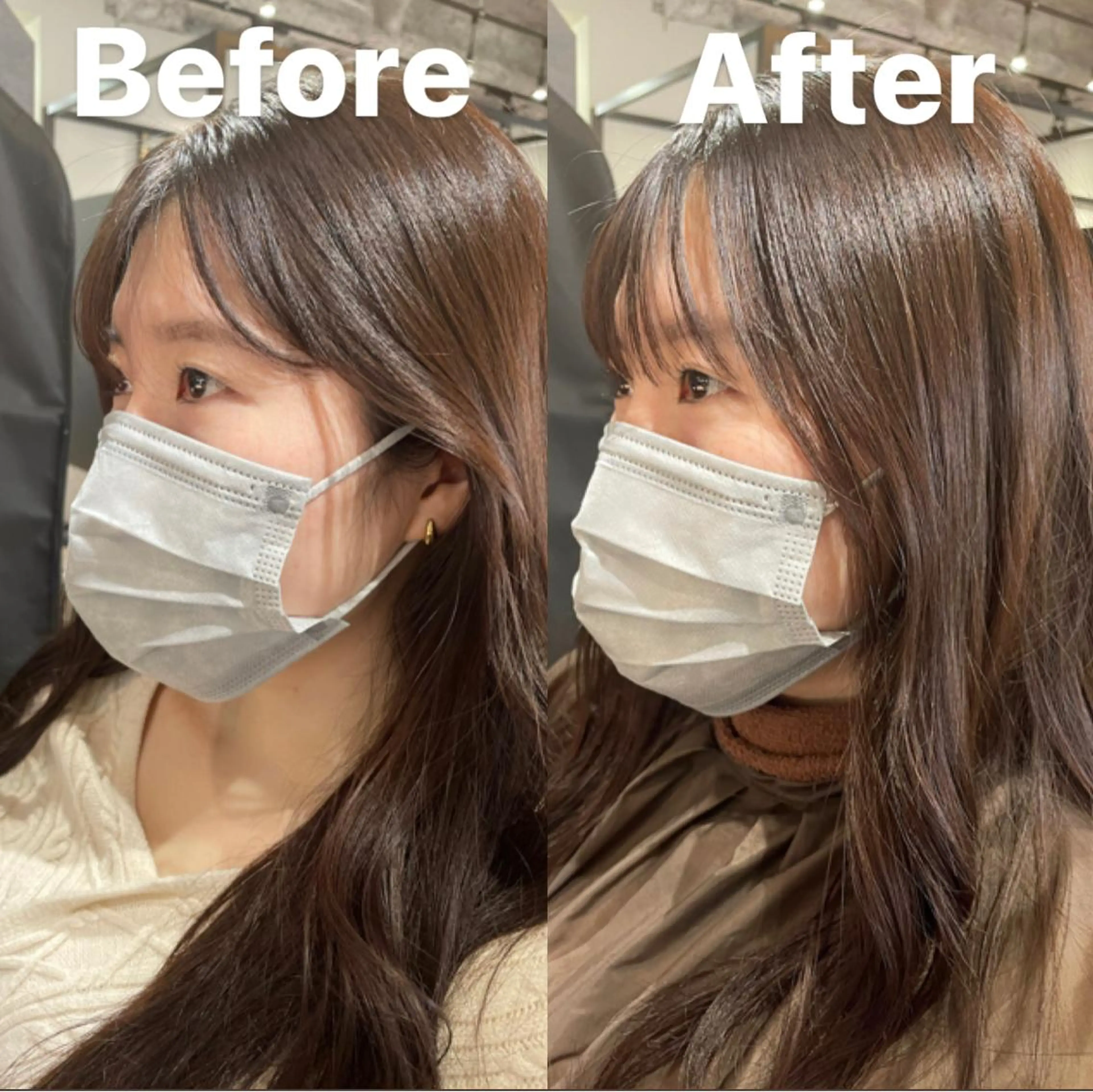 ロング One By The Ect所属・ショート/脱白髪染め ☆宇﨑悠実のヘアスタイル