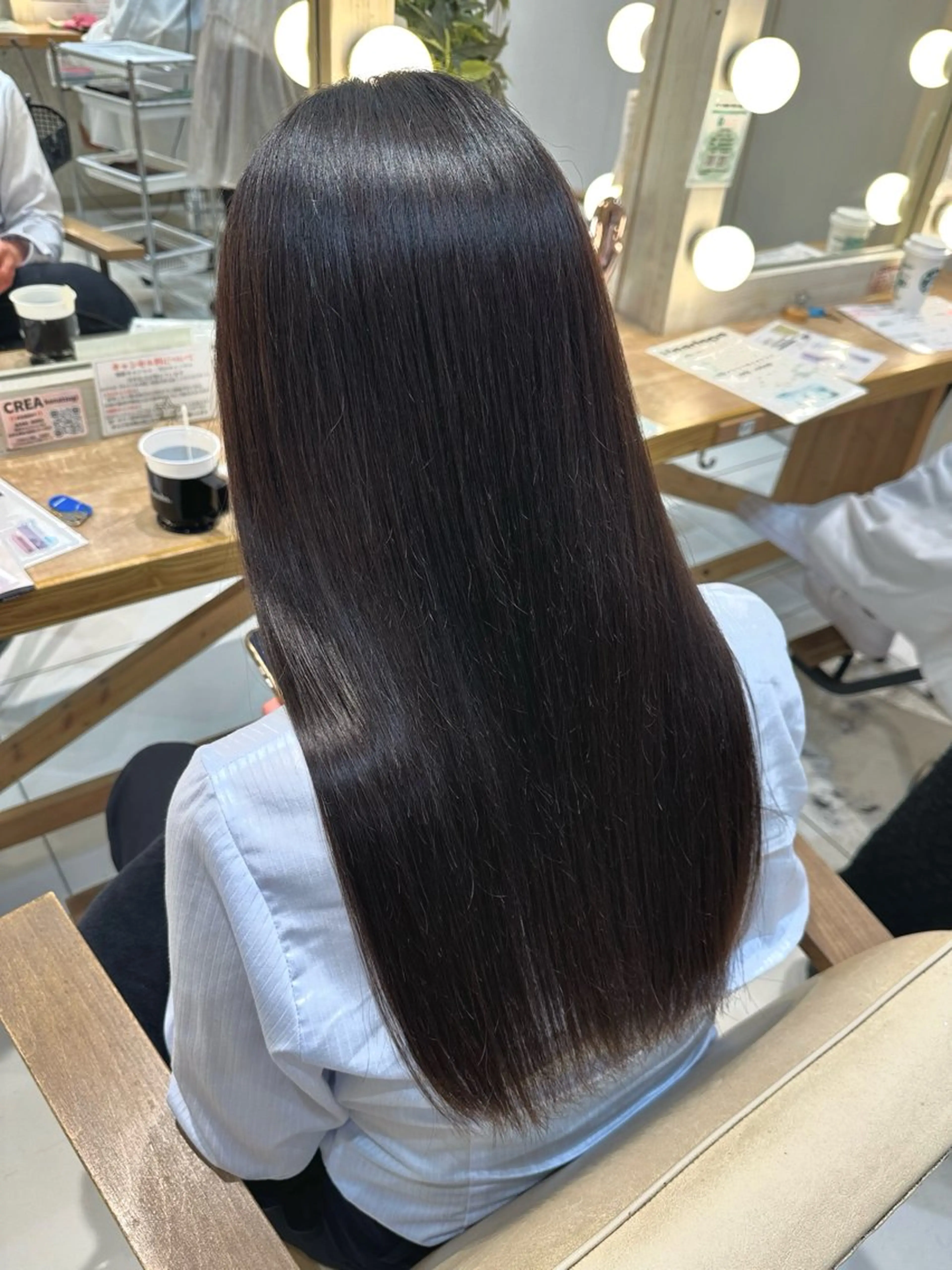ロング 髪質改善 縮毛矯正 トリートメント 酸性ストレート 酸熱トリートメント 縮毛矯正 本厚木|縮毛矯正/ 酸性スト専門サロンのヘアスタイル
