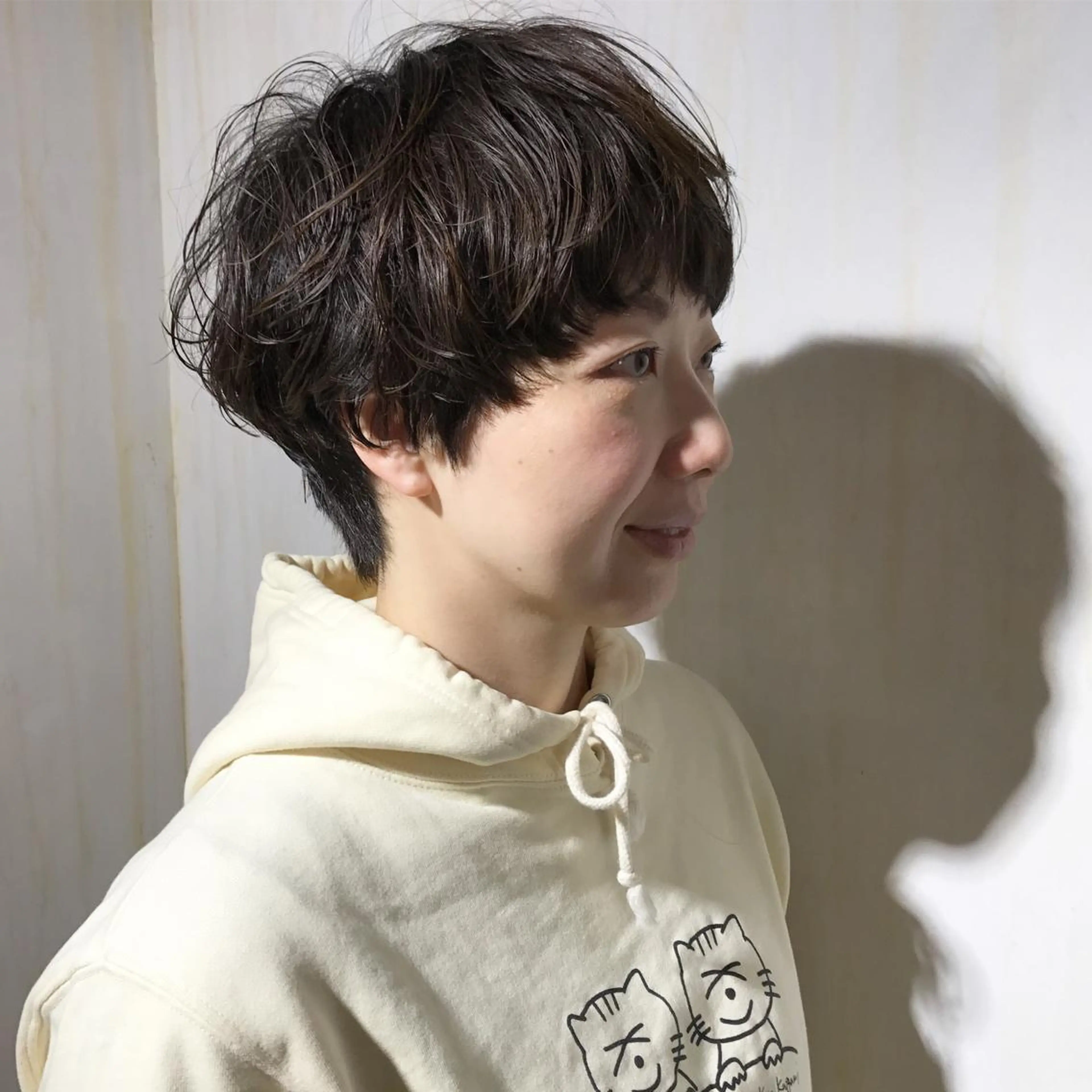 ショート カット パーマ トリートメント SALON WORK STATION所属・ボブ♡柔らかいカラー 實松栞理のヘアスタイル