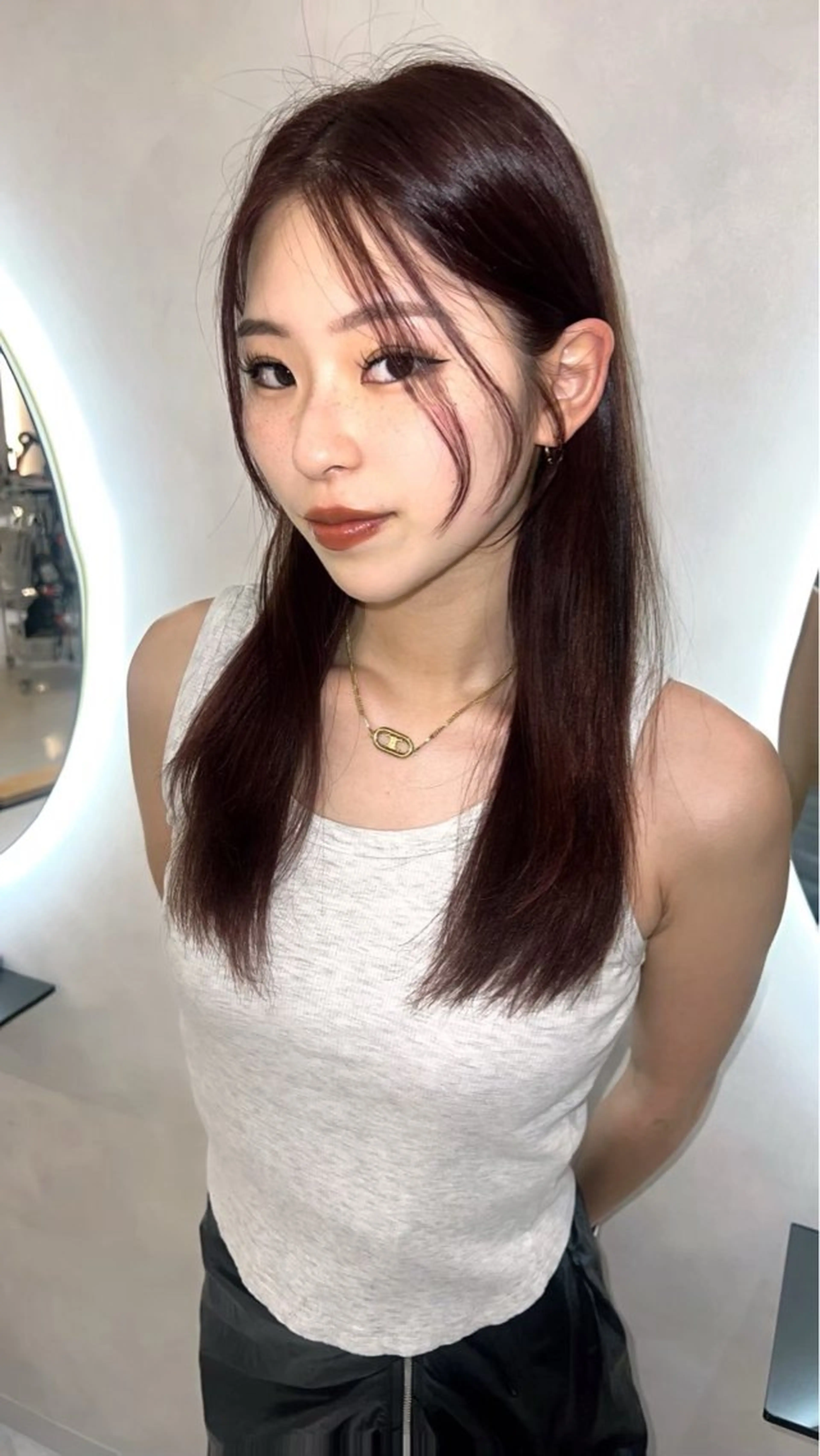 【💜12月限定💜】冬の透明感カラー＋顔周りcut✂︎の写真