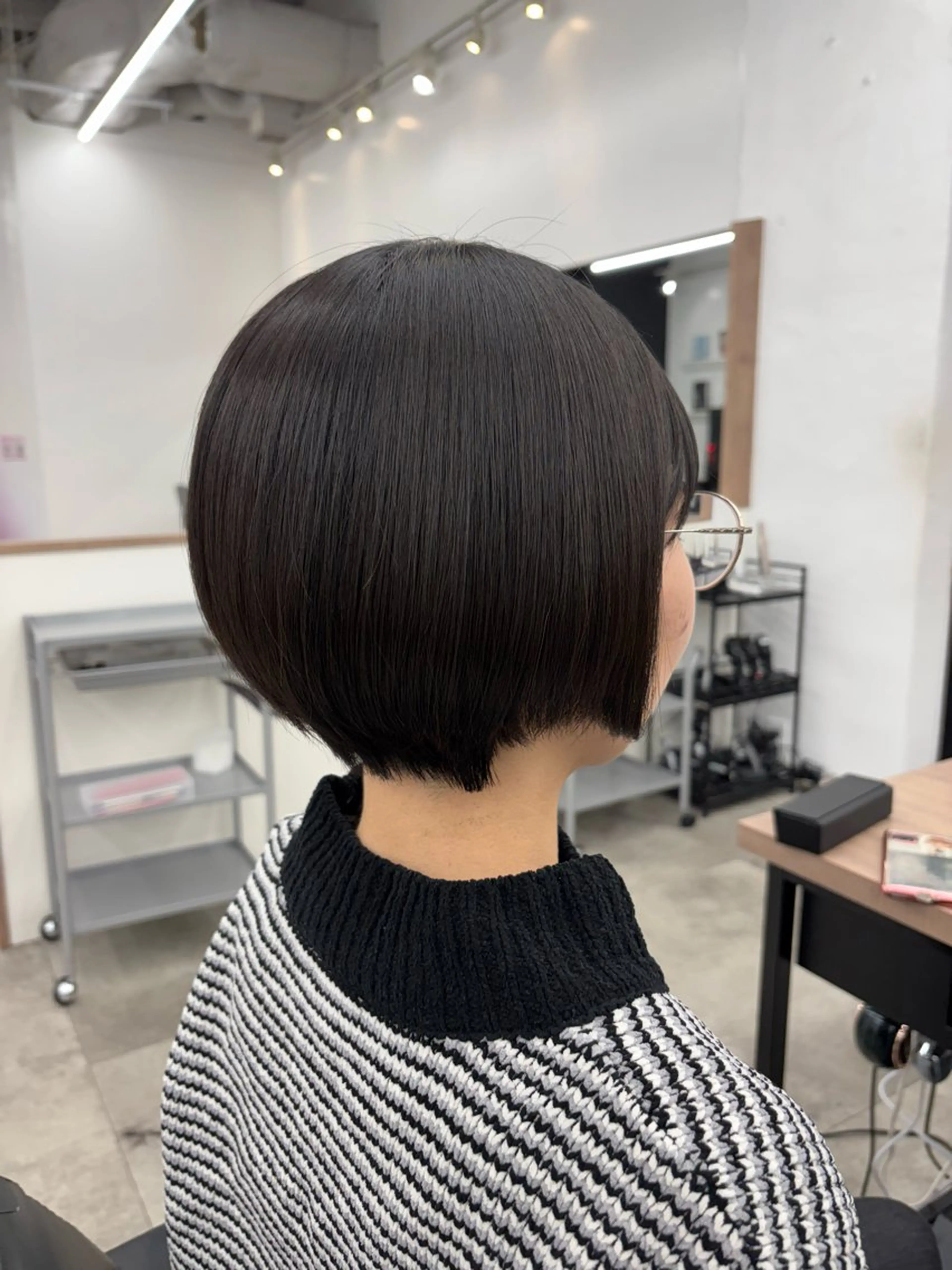 ショート カラー ヘアアレンジ ショートヘア 🌱ボブ/レイヤー/ ベージュ/あやみ✨のヘアスタイル