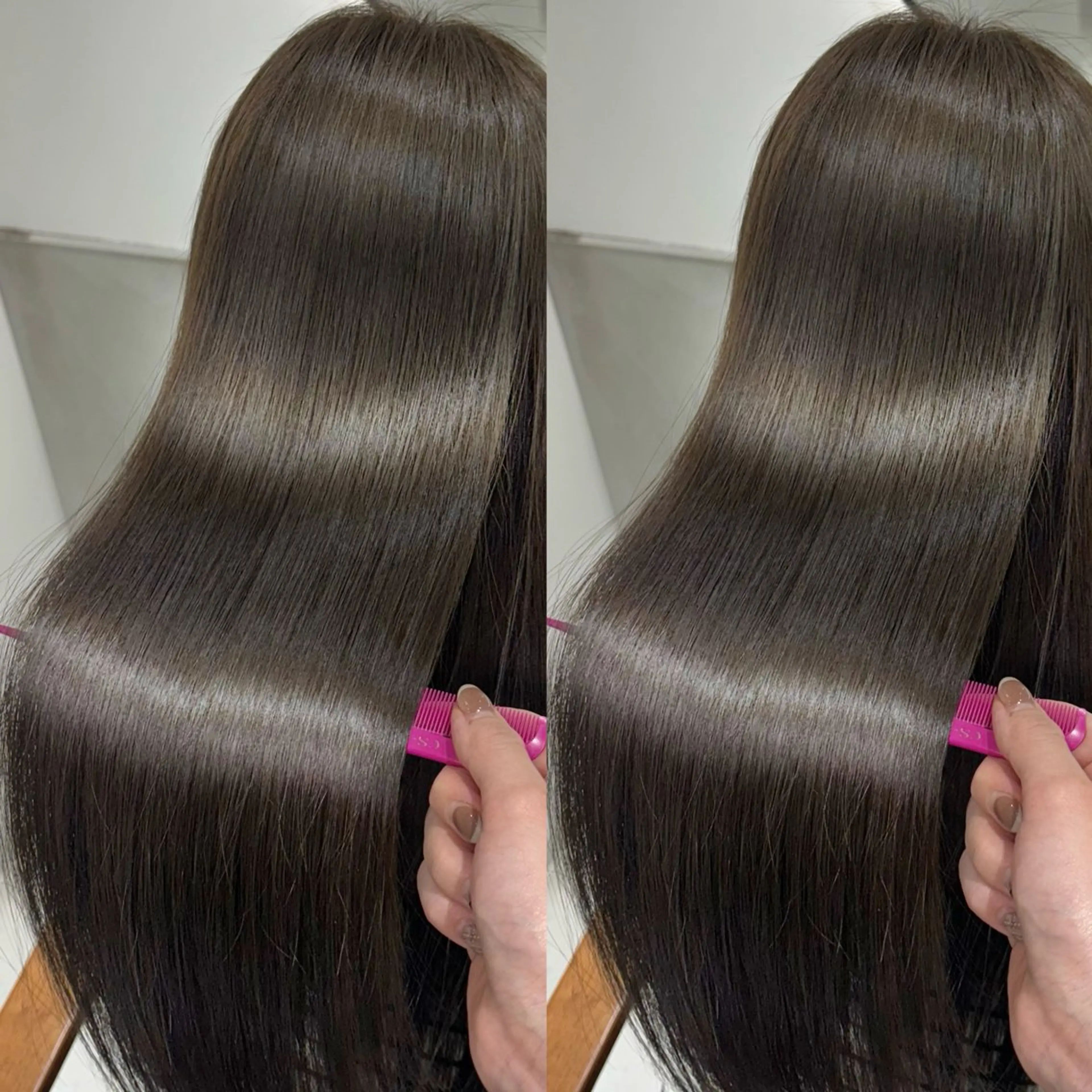 ロング 縮毛矯正 髪質改善/レイヤー× 縮毛矯正🤍maiのヘアスタイル