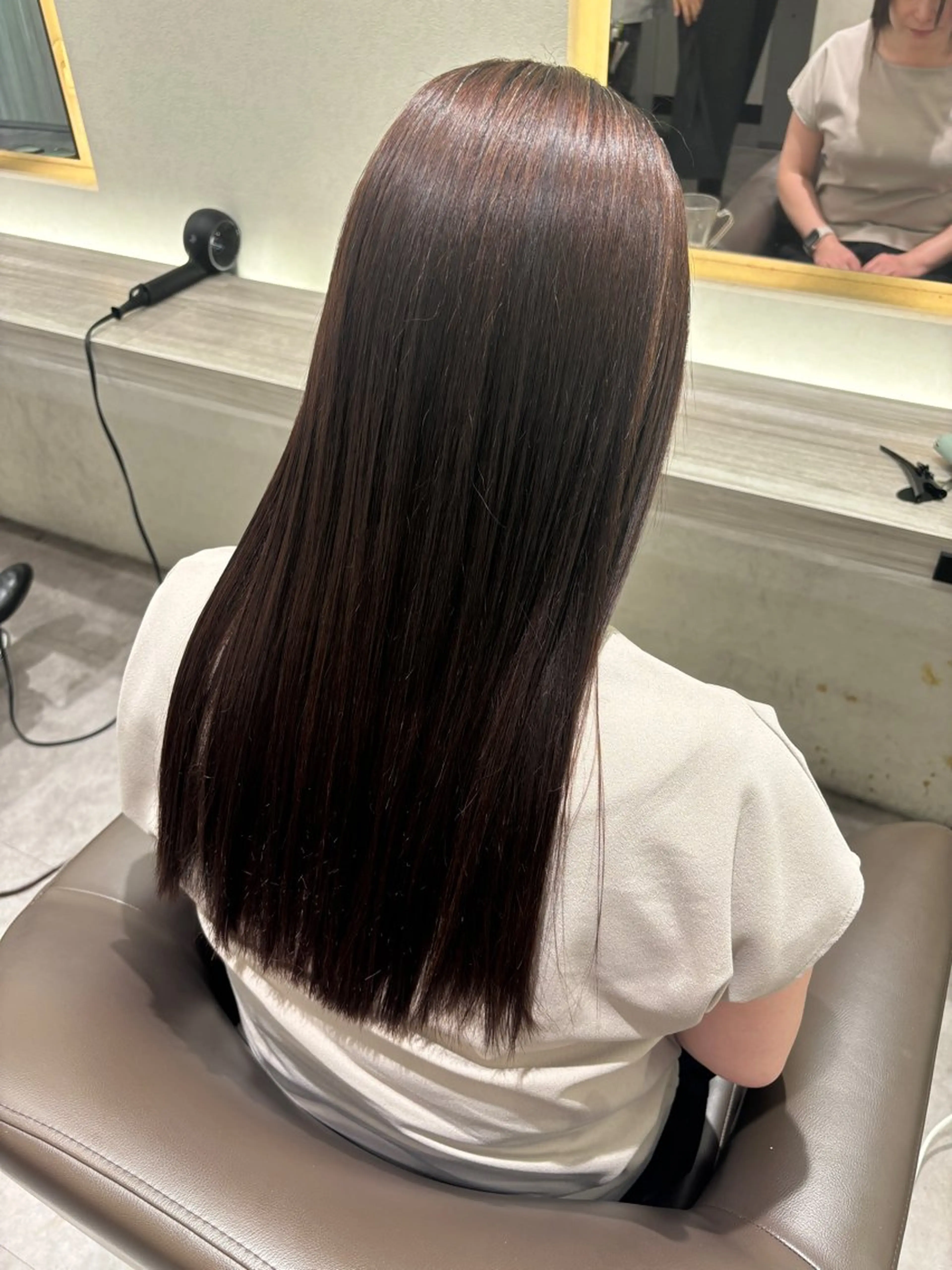 【minimo限定クーポン】縮毛矯正＋ワンカラー＋毛先調整カット  23000→13000の写真