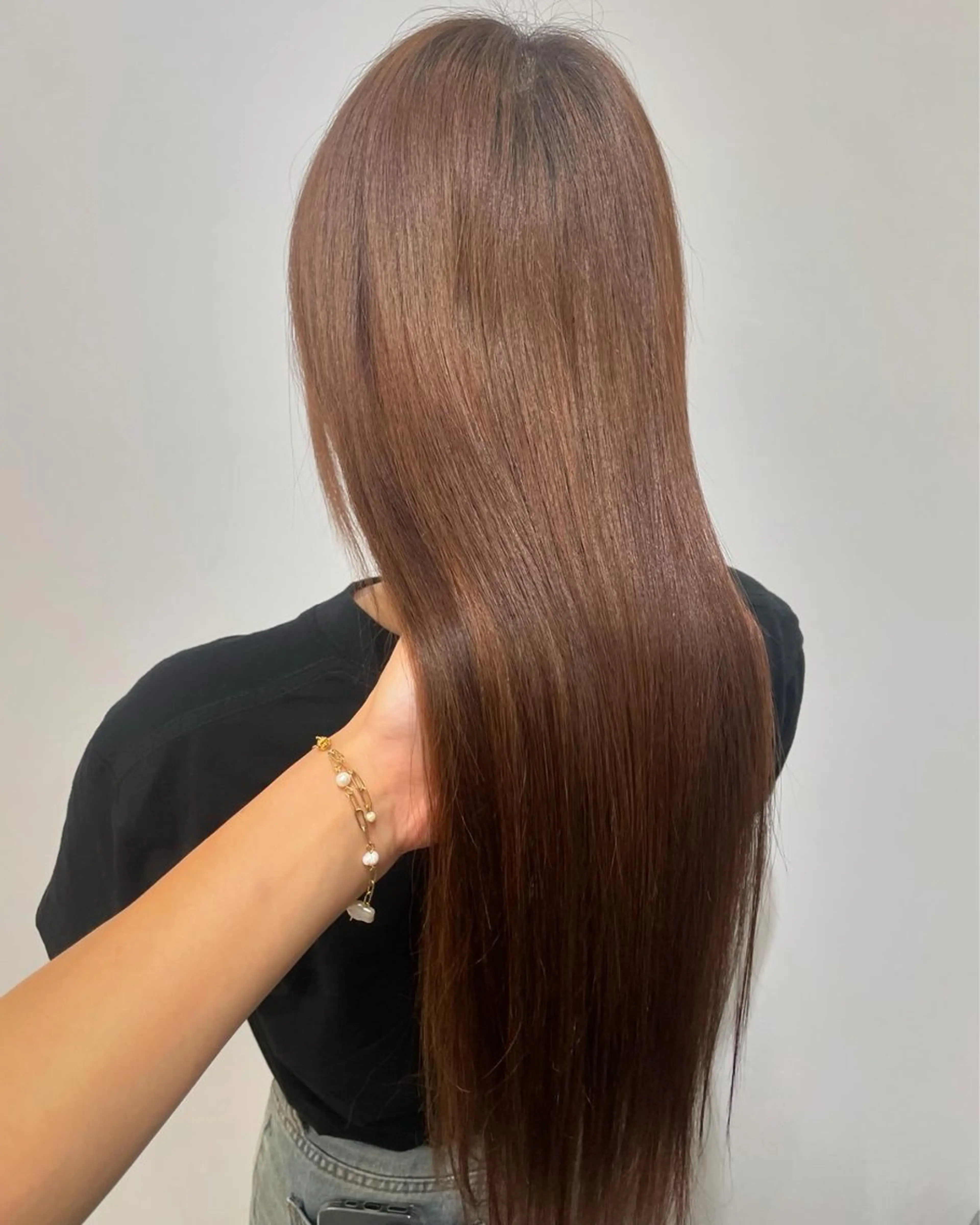 ロング 𝙃𝘼𝙍𝙐🎀 韓国×エクステのヘアスタイル