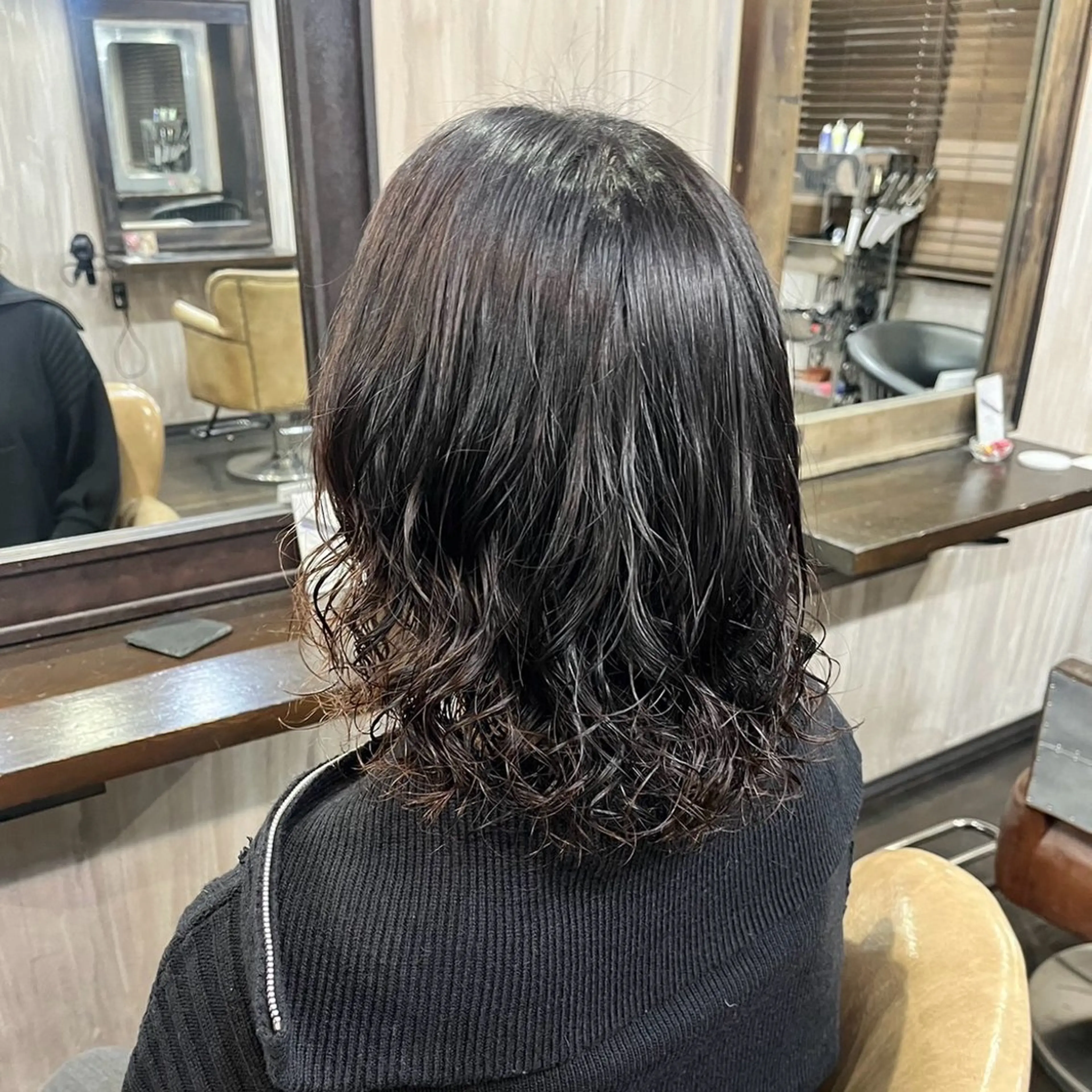 ミディアム パーマ メンズ HAIR SALON M Fe's 池袋所属・👾坂田 天音👾のヘアスタイル