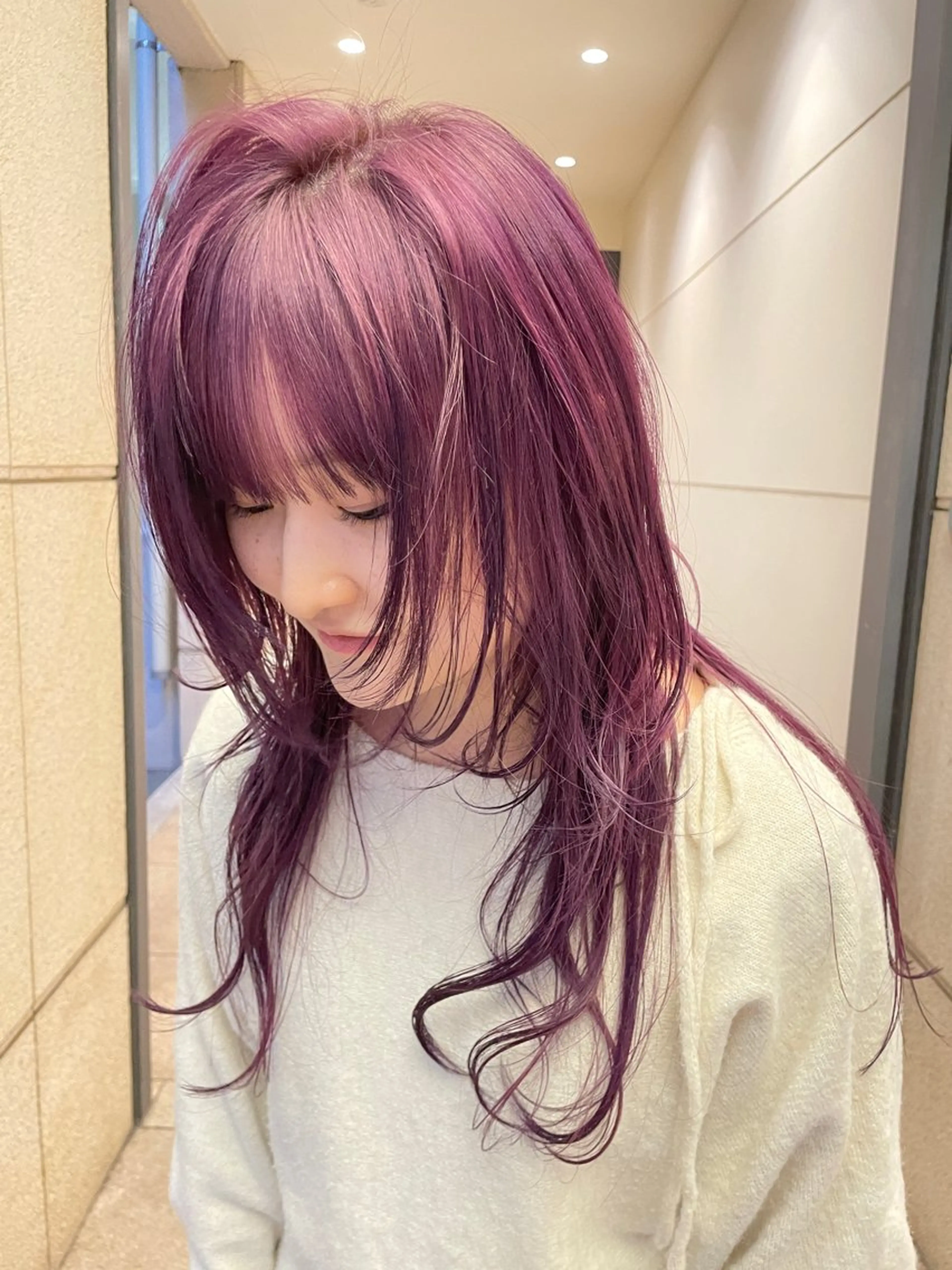 カラー vetica所属・フジヤ サイタのヘアスタイル