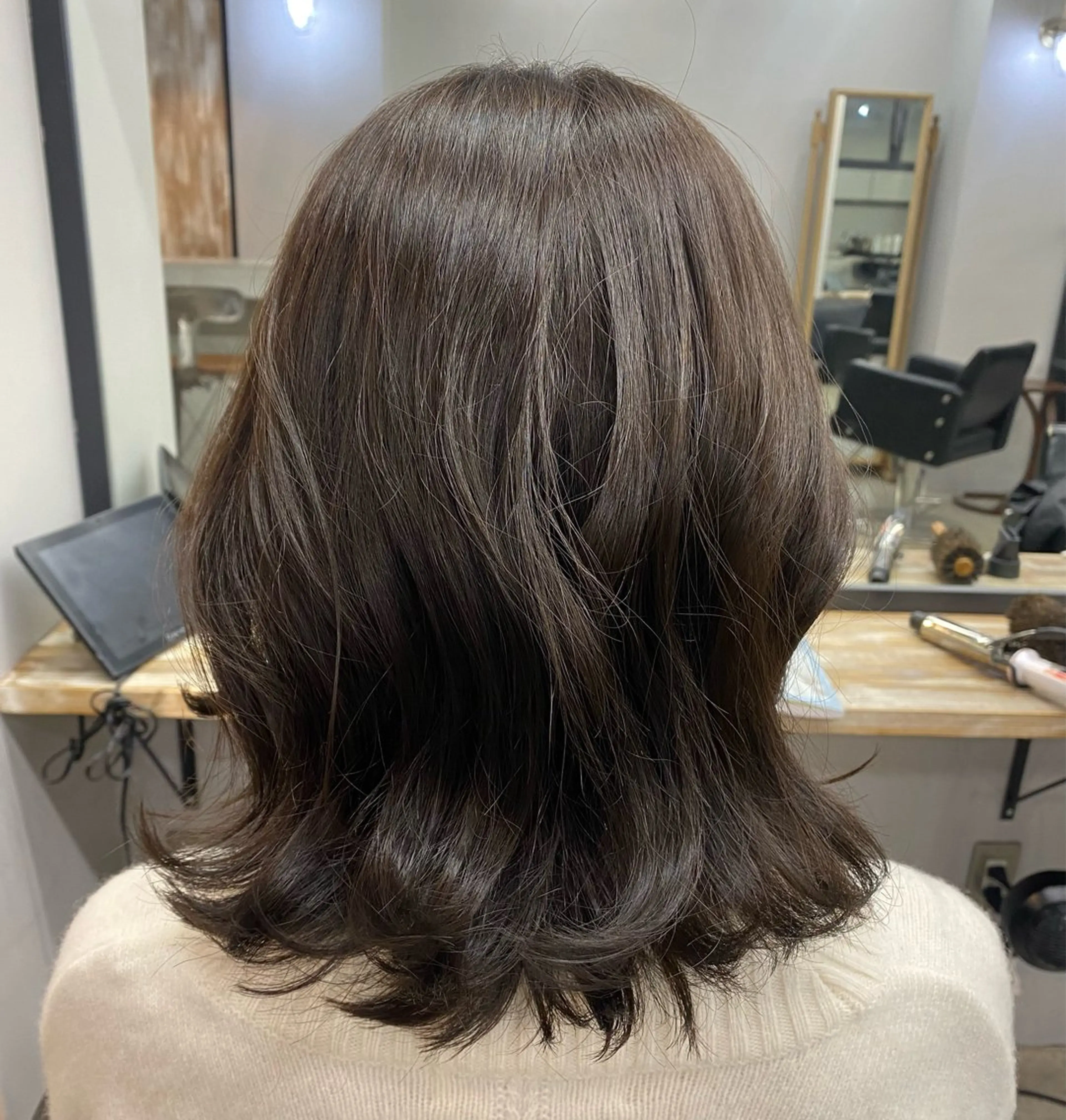 ミディアム トリートメント ヘアカラー メンズカット/パーマ 艶カラーTAIGA︎のヘアスタイル