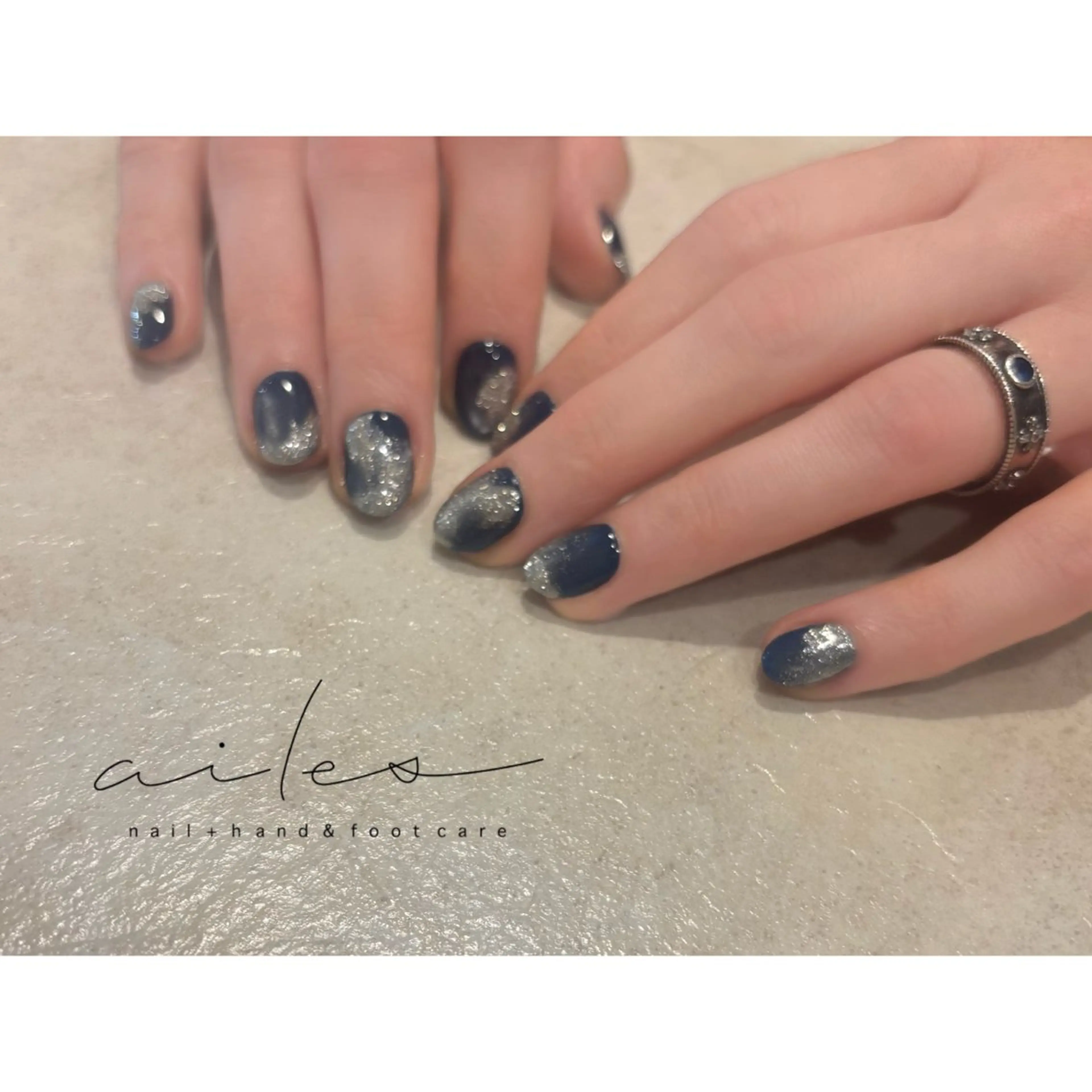 ネイル エールバイクレアチュールドゥエ所属・ailes柏 せきねのネイルデザイン
