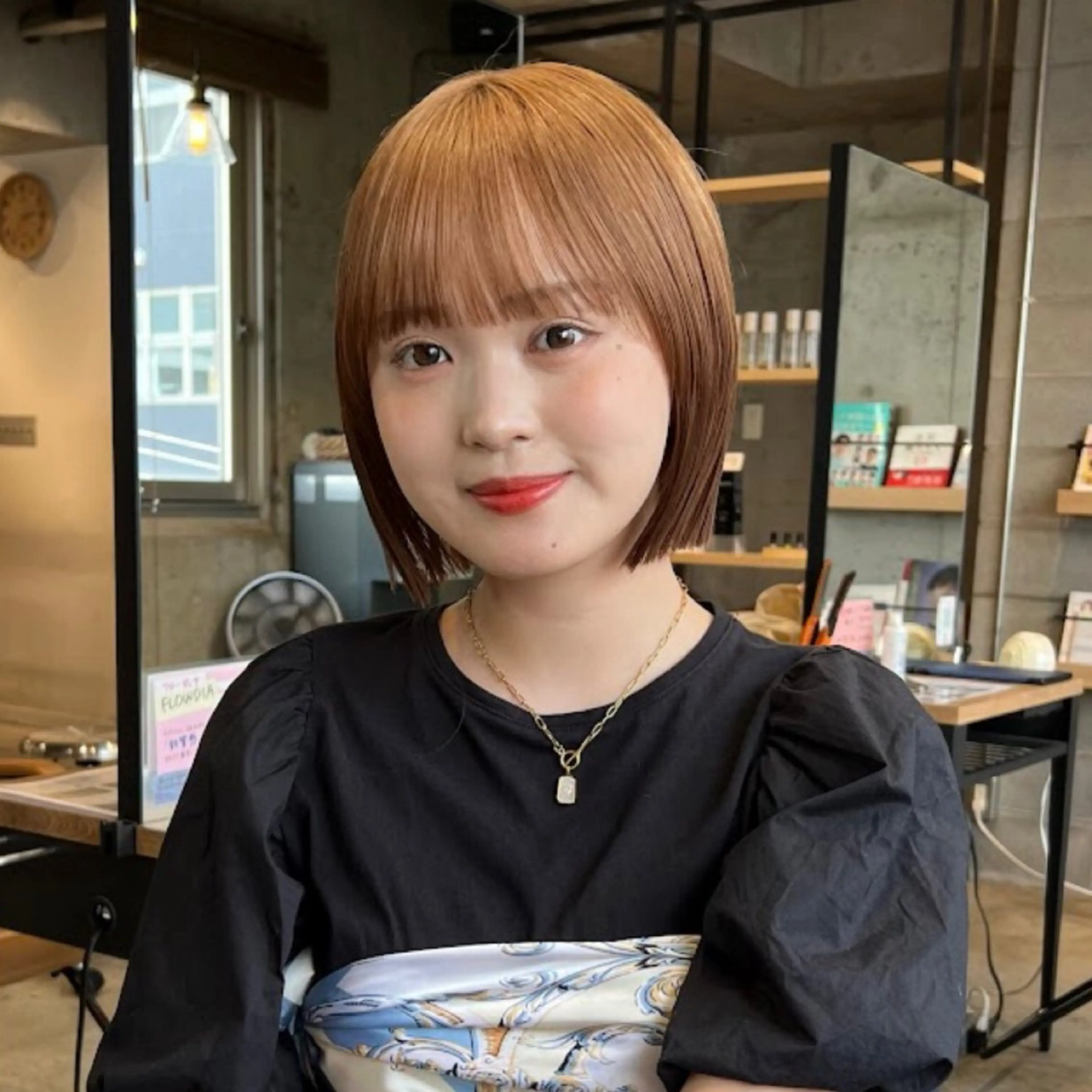 ショート La Bonheur hair parfait所属・谷本虎太郎 レイヤー🌈ボブのヘアスタイル