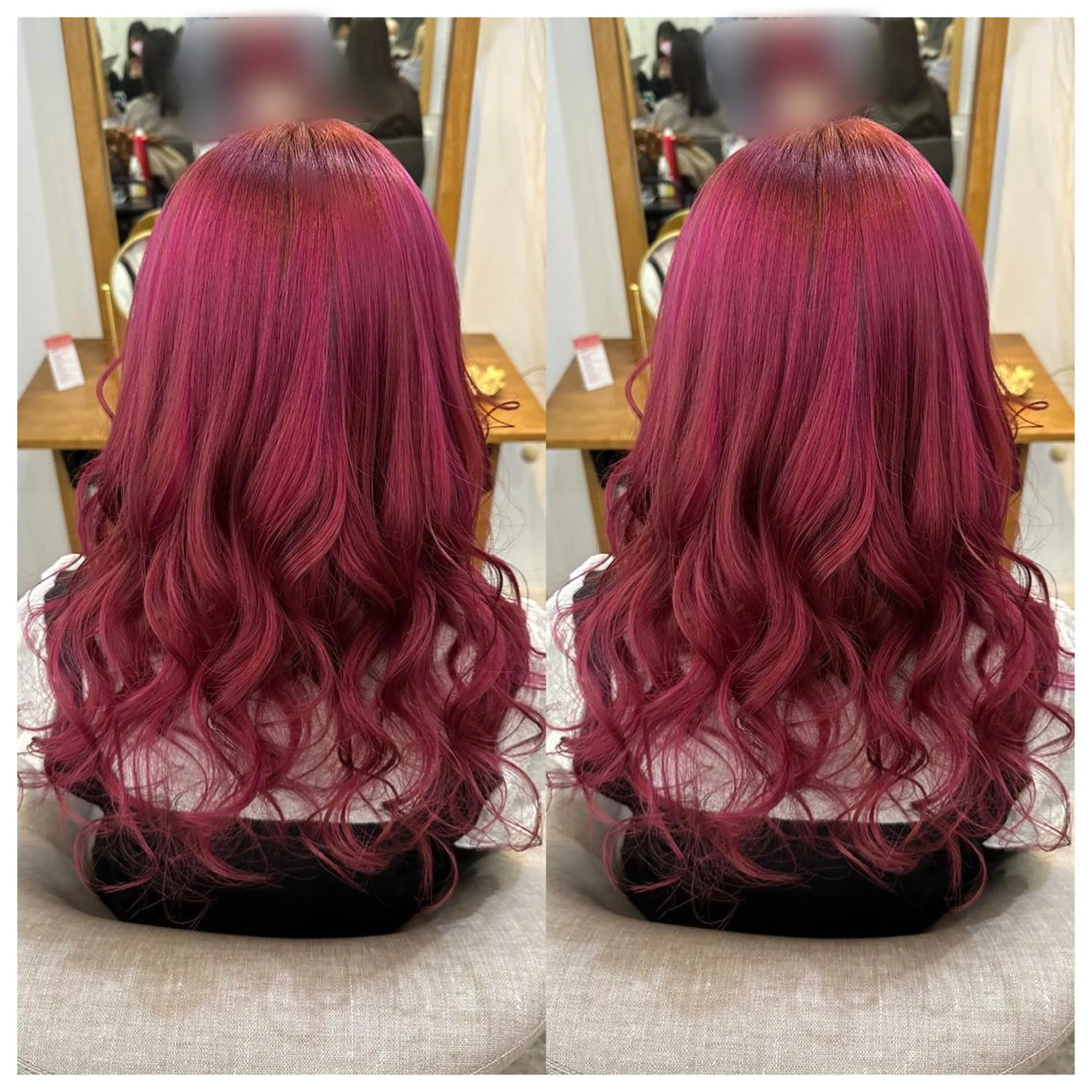 ロング カラー シールエクステ バレイヤージュ 黒髪 ブリーチ ブルーカラー セキグチ💞 lilaのマツエク・マツパデザイン