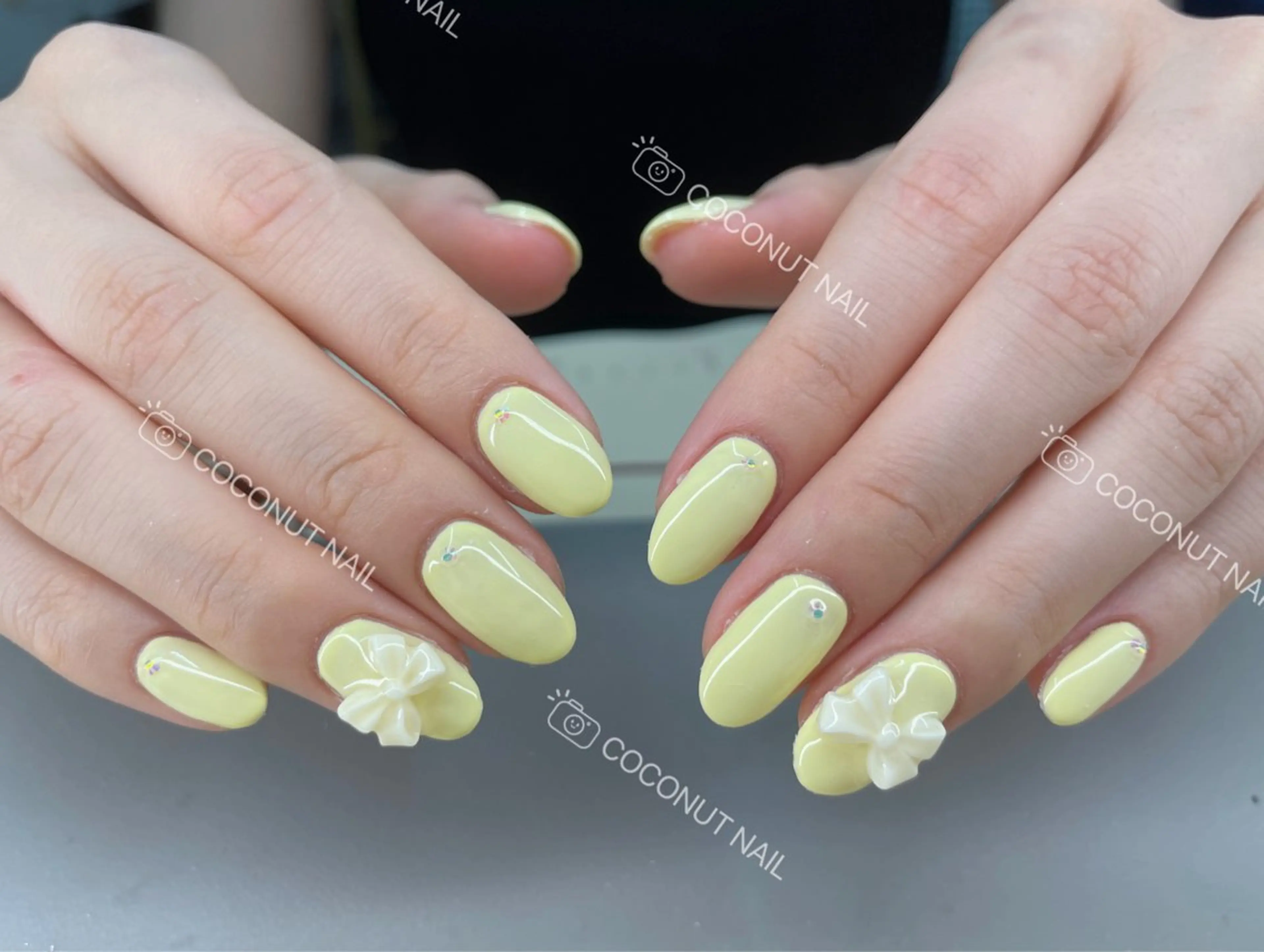 ネイル ハンドネイル 神田 ココナッツのネイルデザイン
