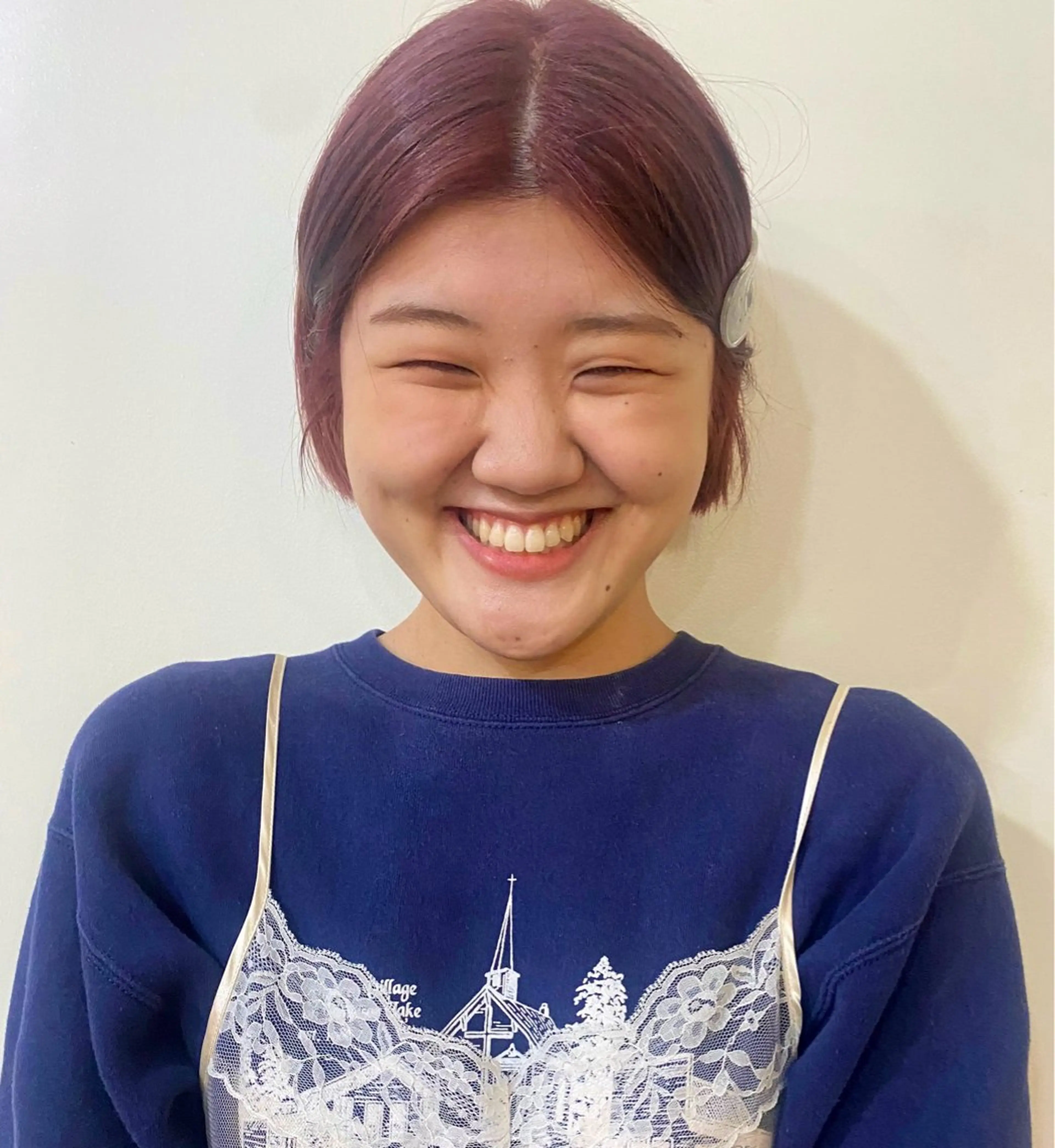 ショート カラー ヘアカラー トリートメント Lilu しずくのヘアスタイル