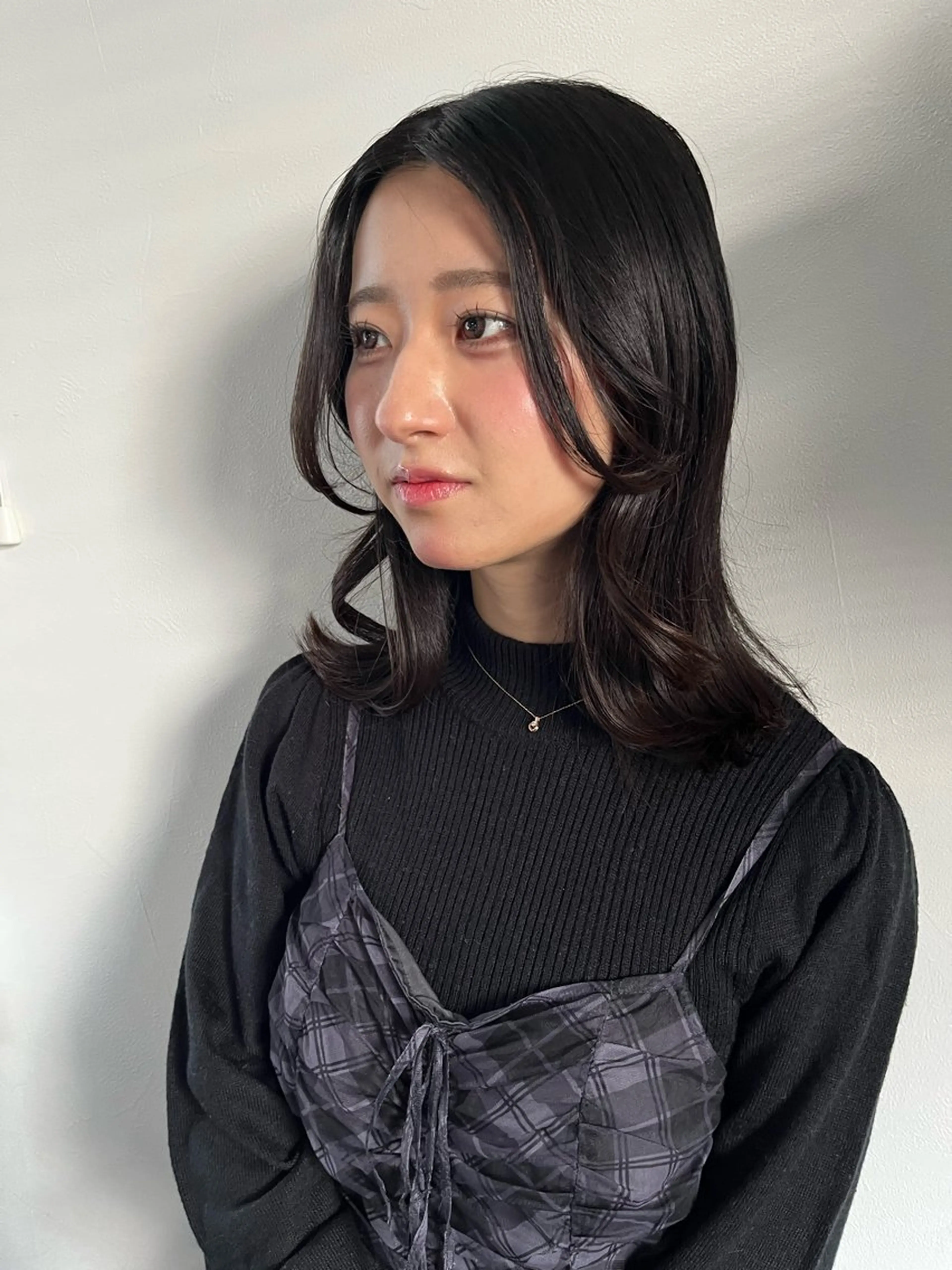 ミディアム 原口 桃歌のヘアスタイル