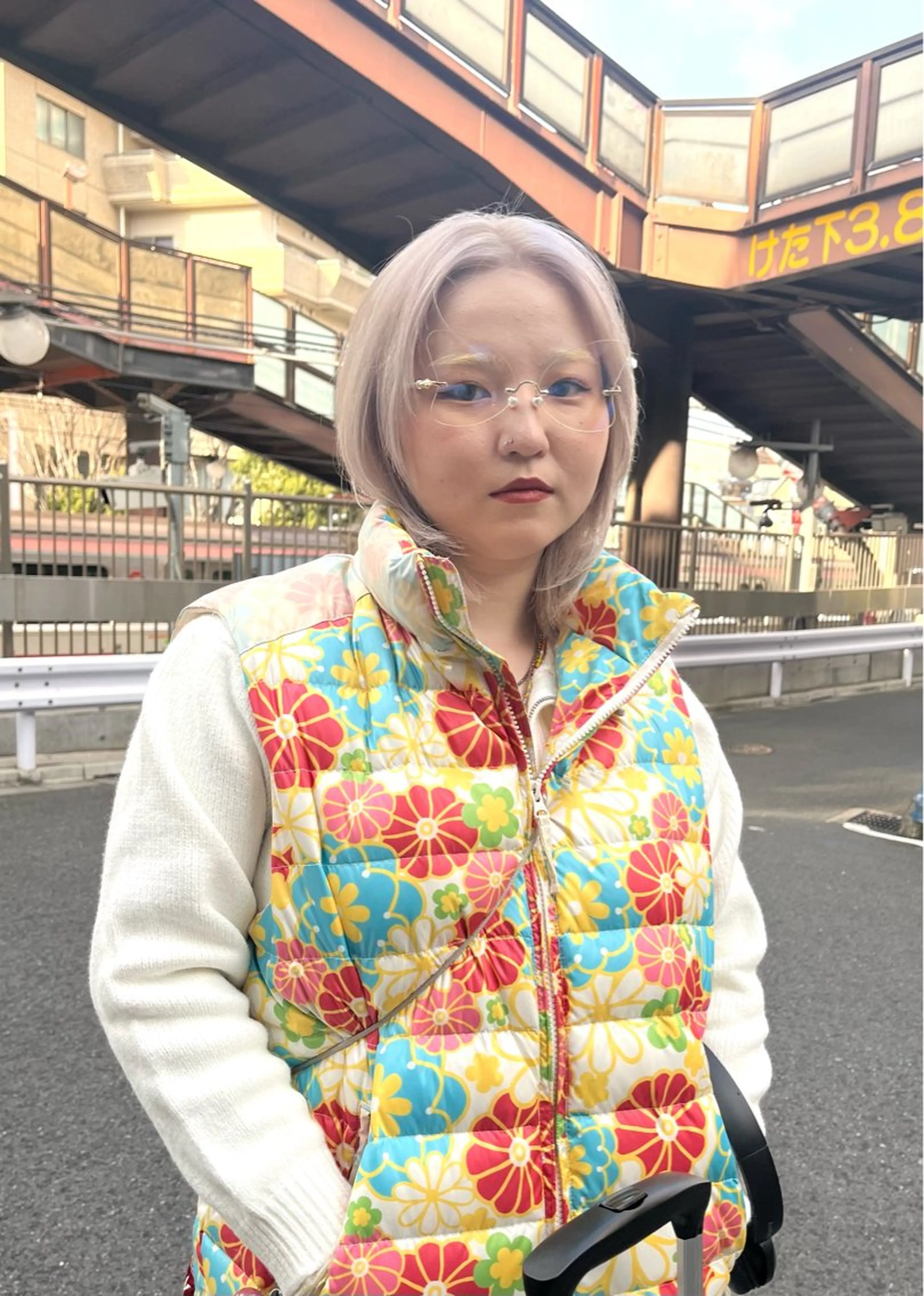 セミロング ヘアカラー 🦮shiori アイドルオタク🦮のヘアスタイル