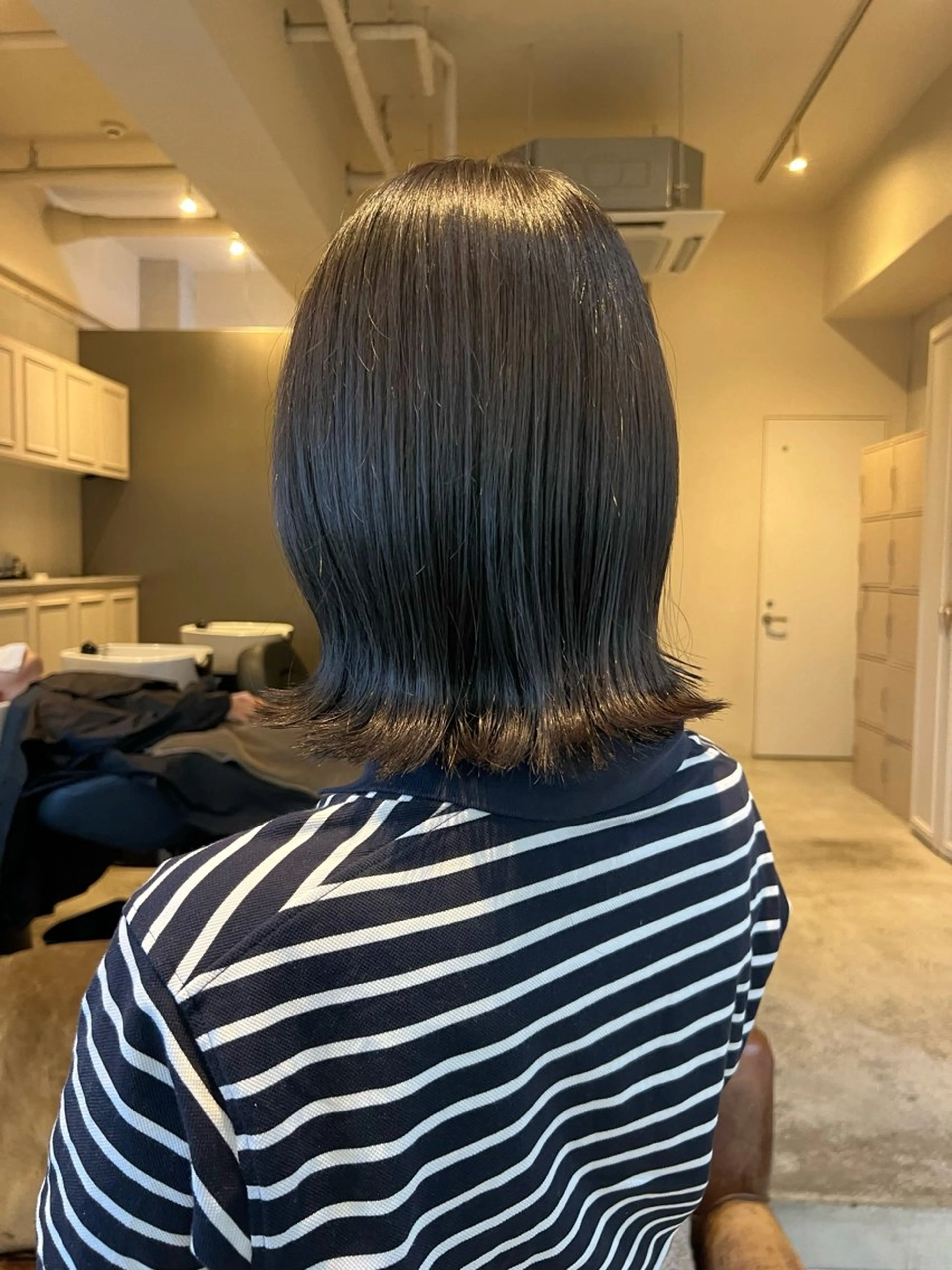 ミディアム カラー 外ハネヘア カット ヘアカラー 🌱髪質改善×艶髪 🌱【天神美容室】のヘアスタイル