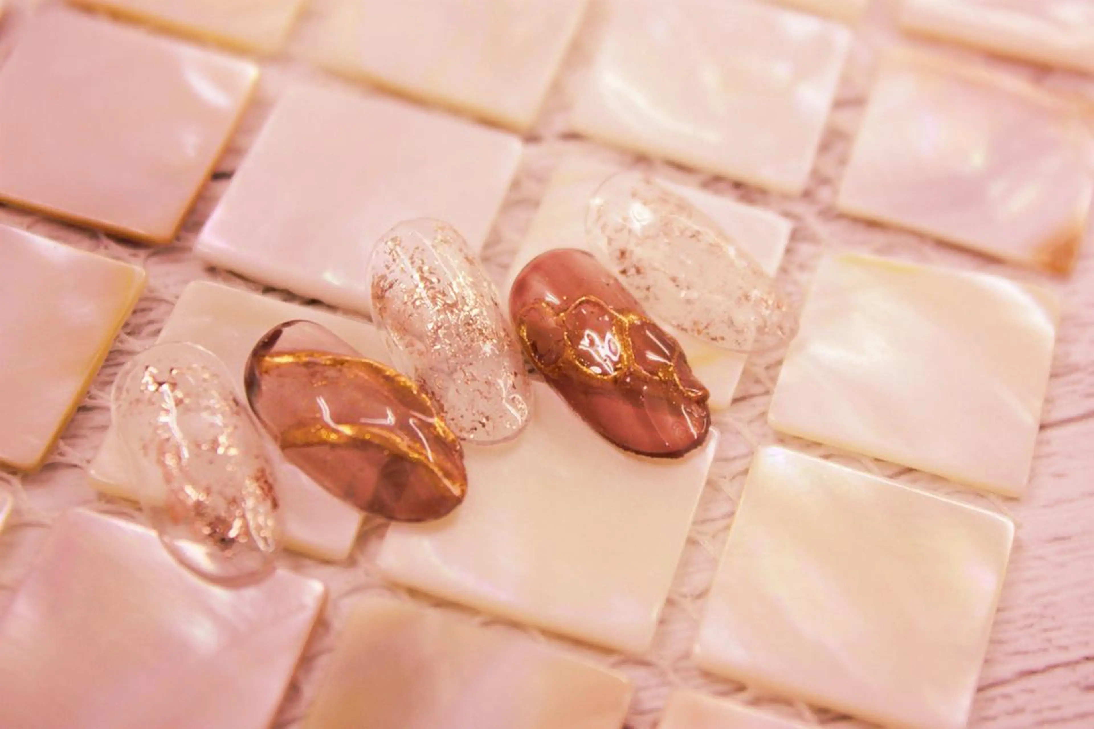 ネイル ニュアンスネイル リラネイル Aikenのネイルデザイン