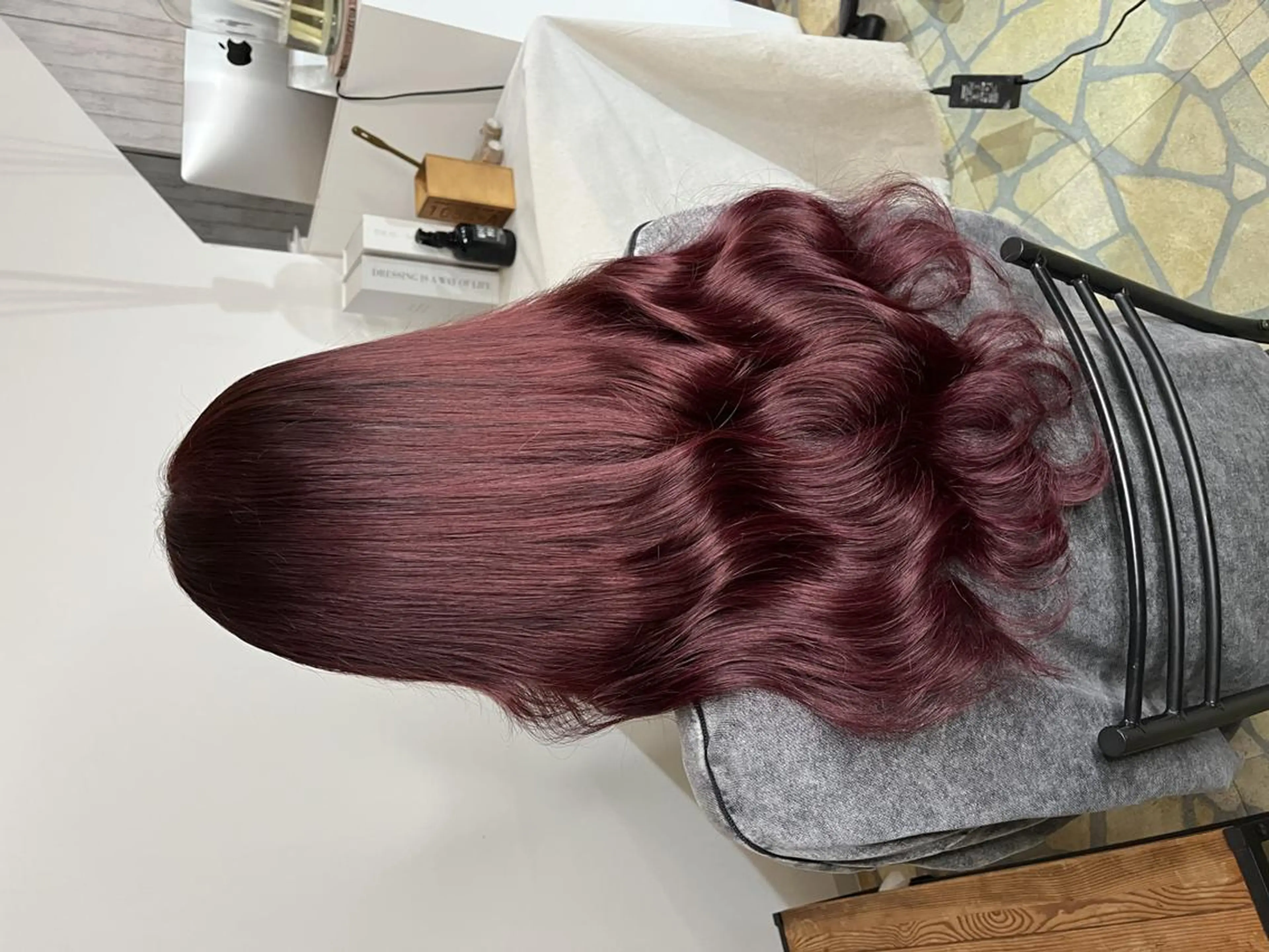 【】所要時間3時間】全体カラー+最高級シールエクステ枚数相談 + 馴染ませエクステカット付き💇‍♀️表示価格は80枚の写真