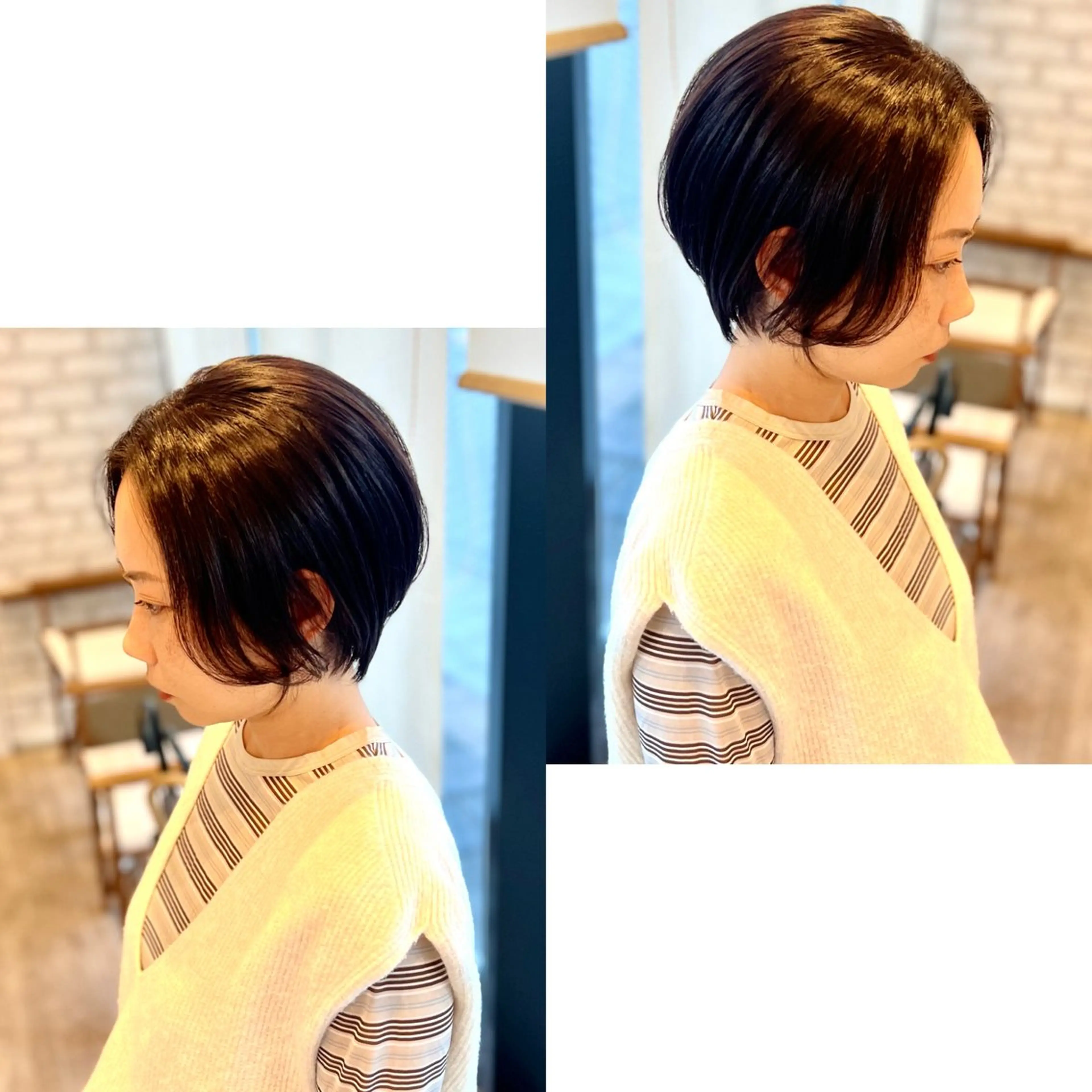 ショート カラー カット ヘアカラー トリートメント Realme  京都四条烏丸ドゥエby  yk所属・小塚 耀介✂︎ ショートボブ特化のヘアスタイル