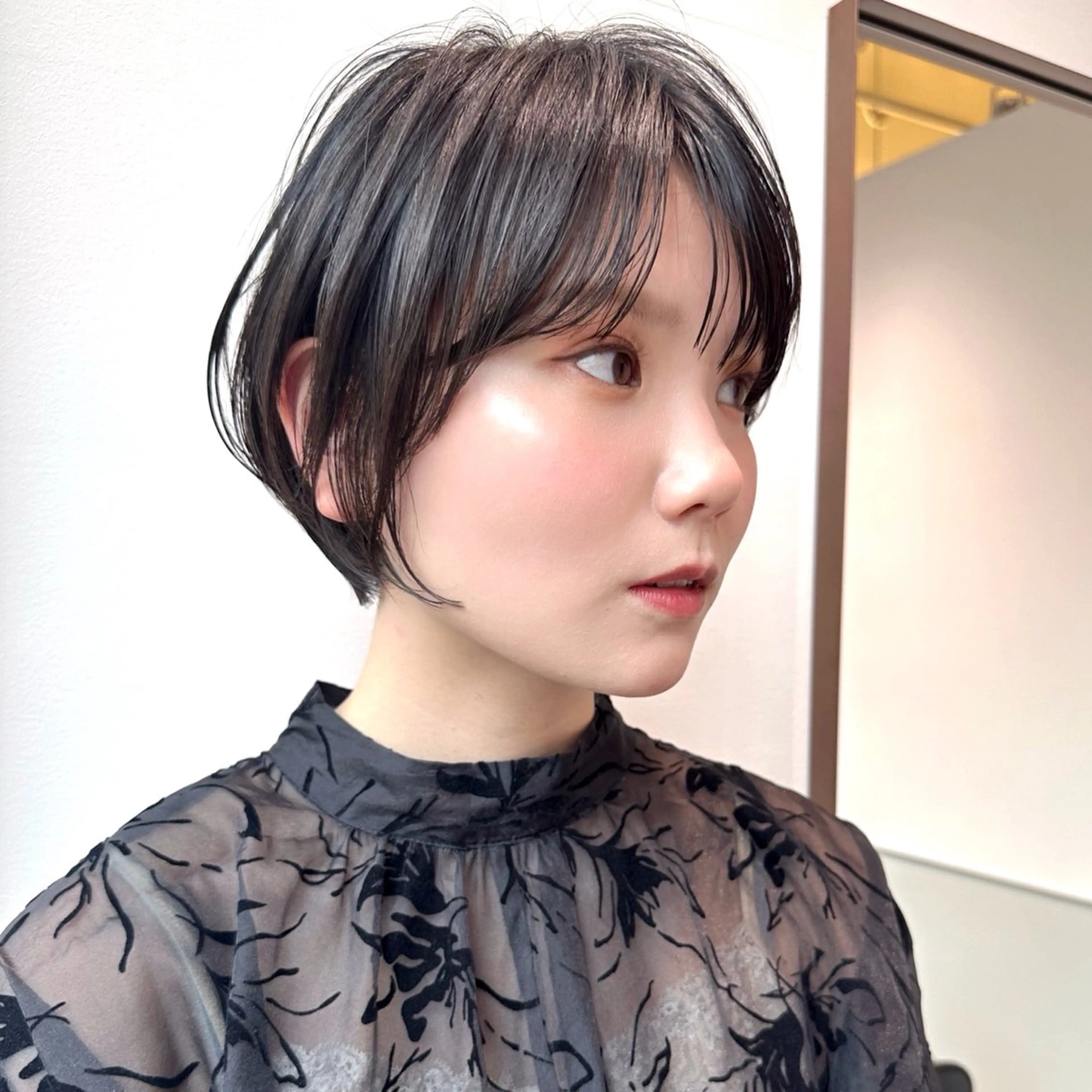 ショート カラー ショートボブ ボブ ショートヘア カット ヘアカラー トリートメント take/ショート& レイヤーカット/銀座のヘアスタイル
