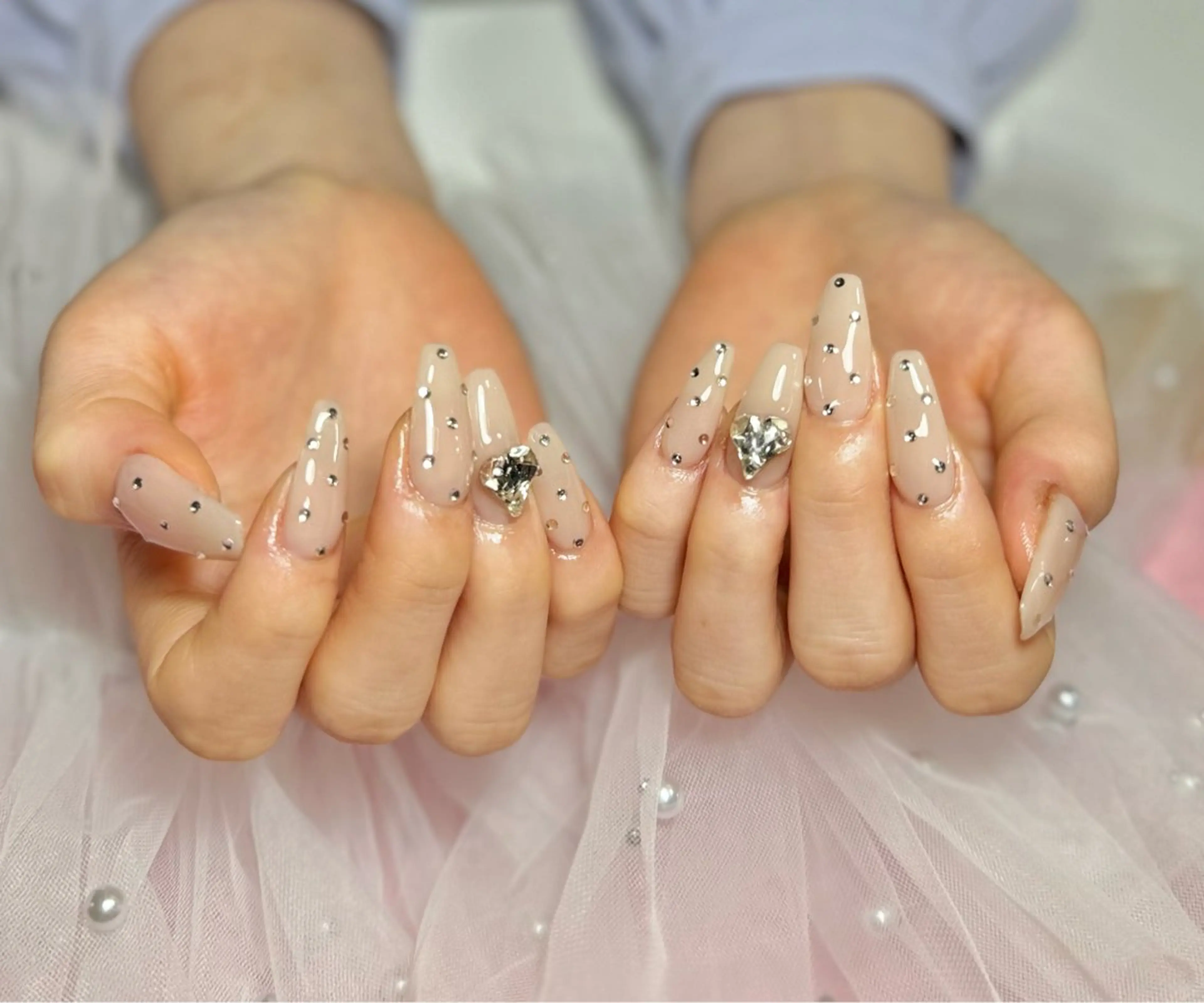 ネイル オーロラネイル チークネイル フットネイル フレンチネイル ジェルネイル Nichi Nailsのネイルデザイン