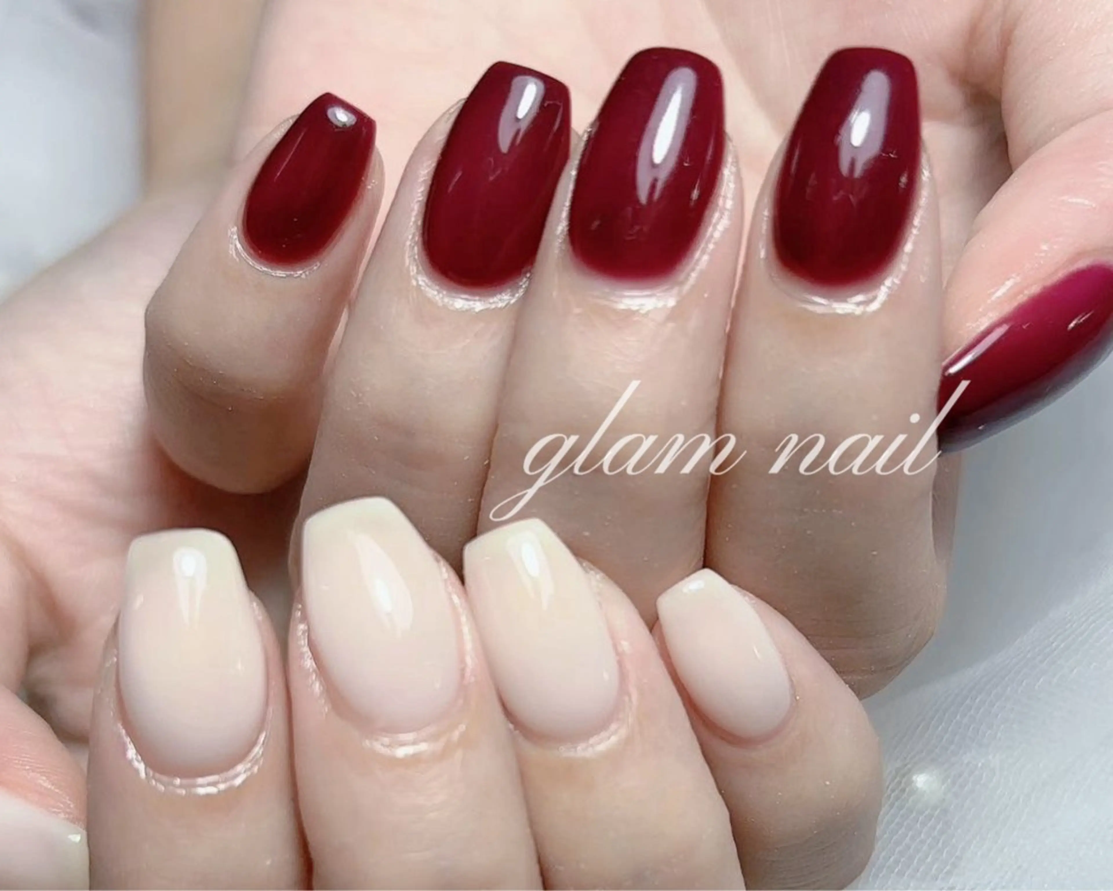 ネイル エツメ💅 長さだし🎀デザインのネイルデザイン