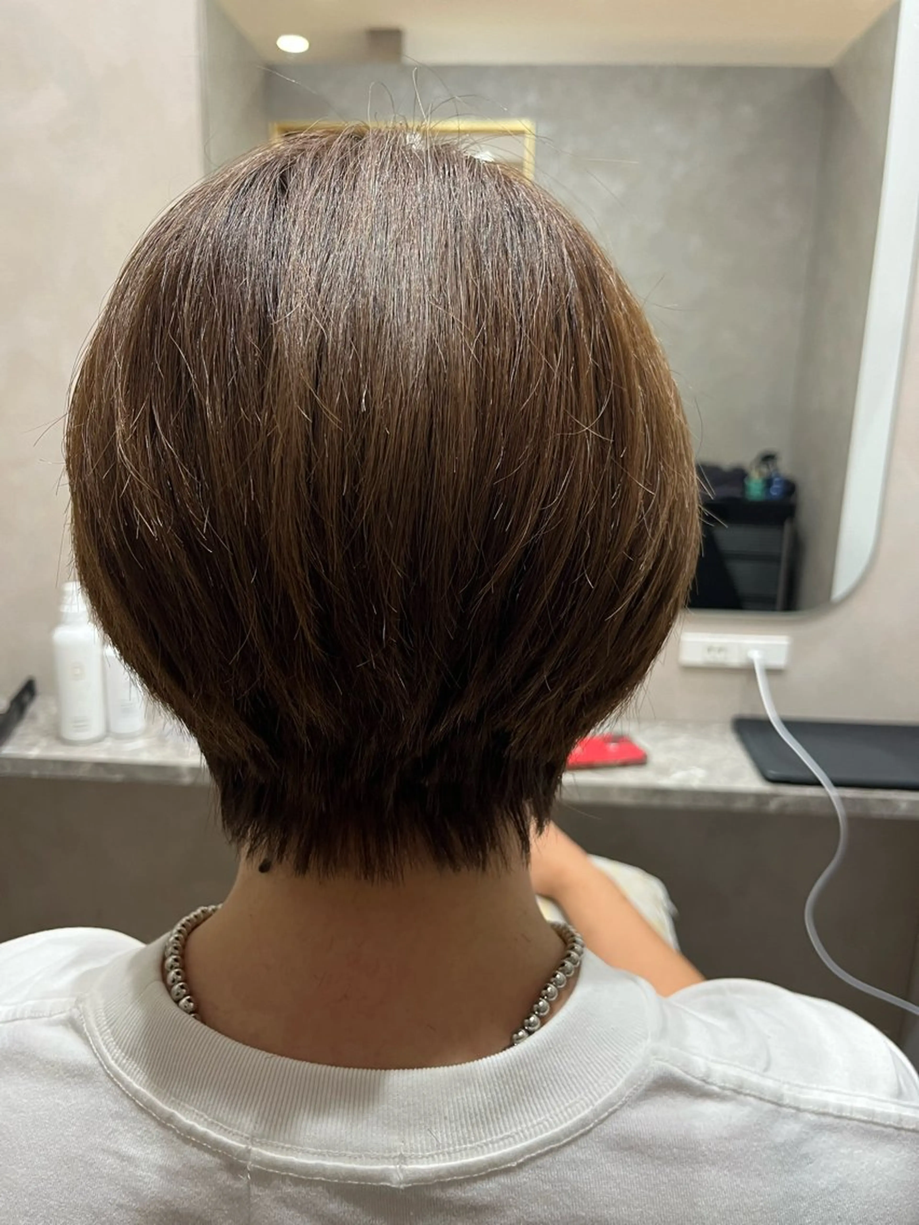 ショート カット ヘアカラー トリートメント 悩み解決×美髪再現性 ◎村上/店長のヘアスタイル