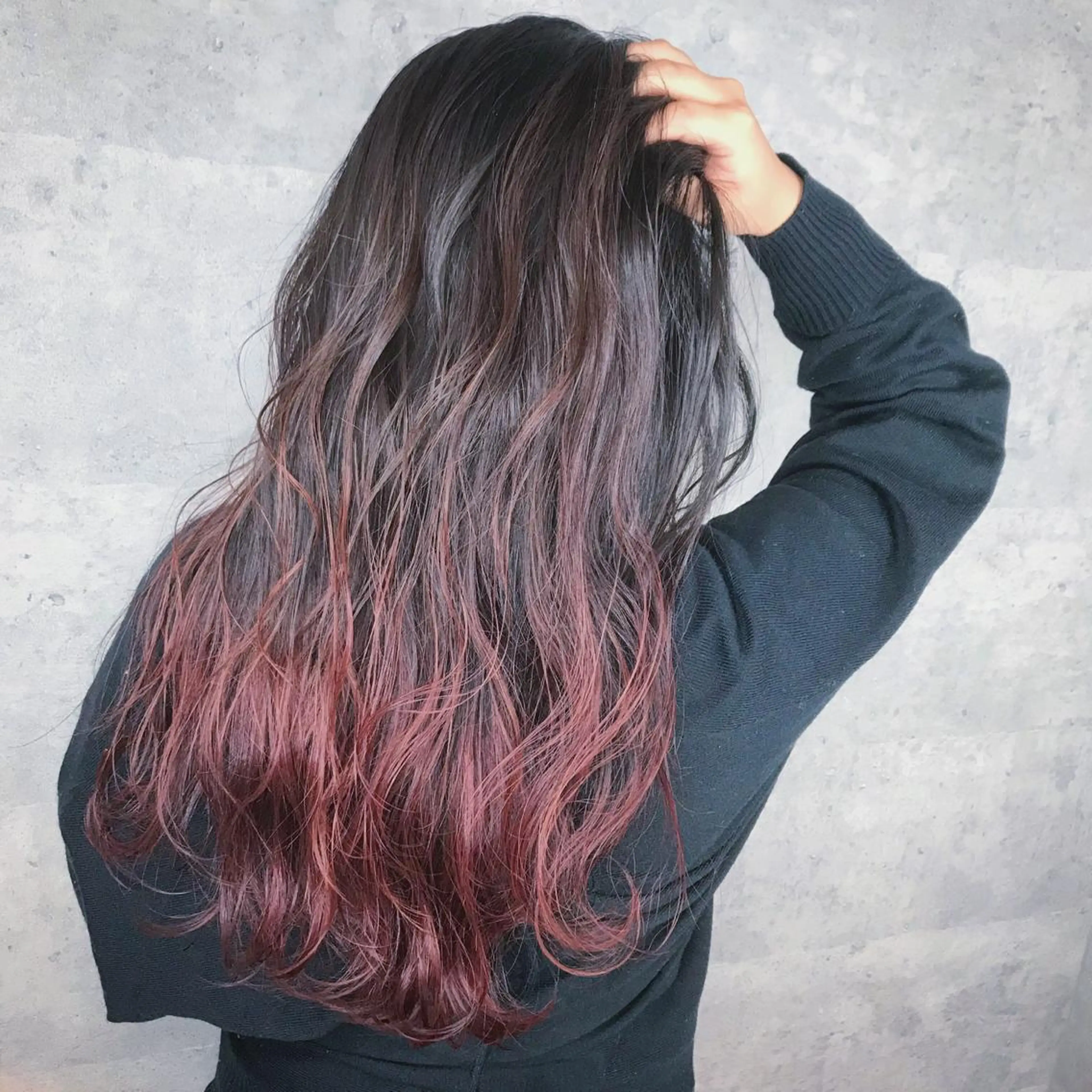 ロング カラー ヘアカラー トリートメント アンダーバーホワイト_WHITE所属・_WHITE芝本 賢吾【天王寺店】のヘアスタイル