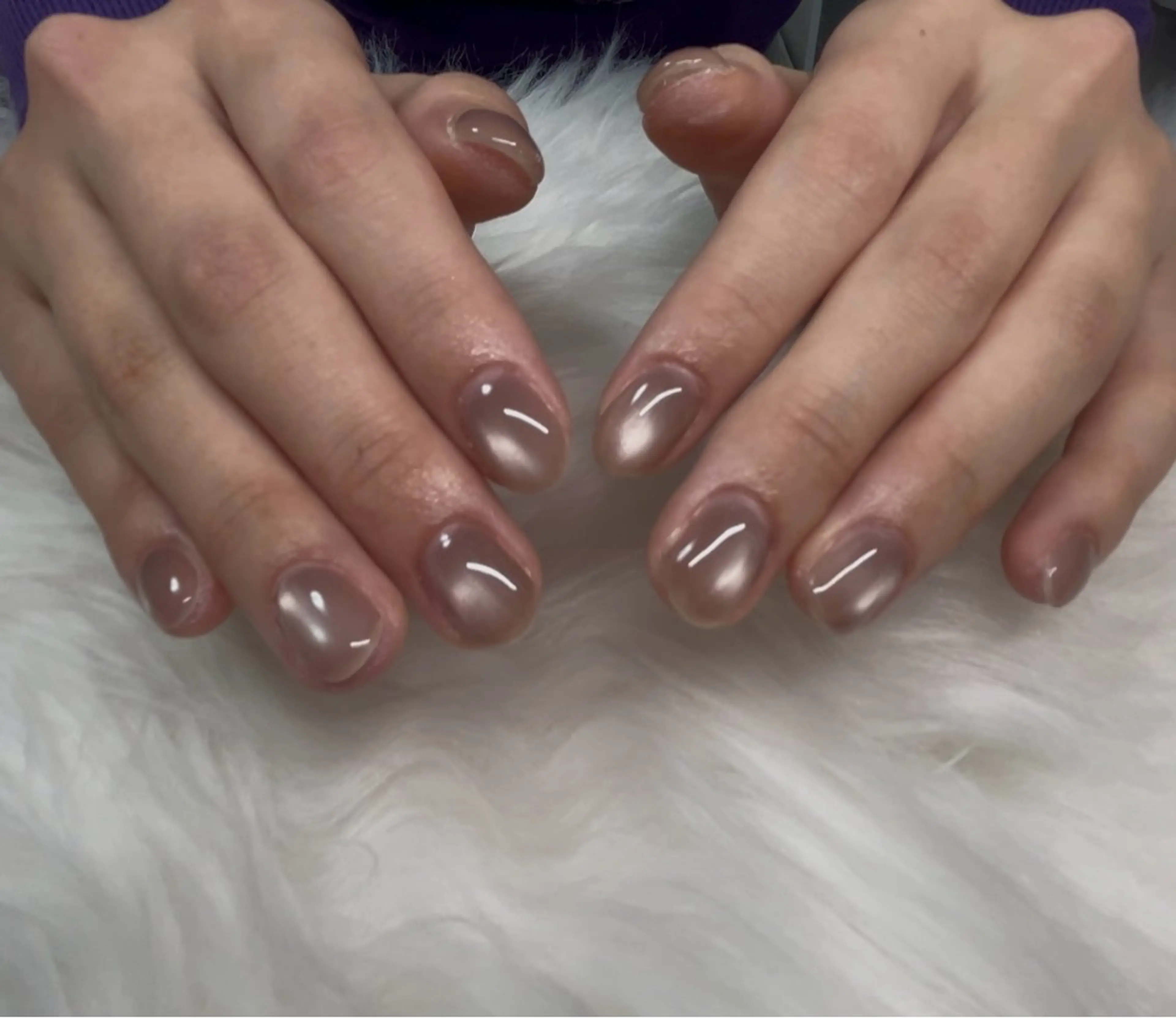 マグネットネイル💅  （オフ+500円）【Jr.ネイリスト】の写真