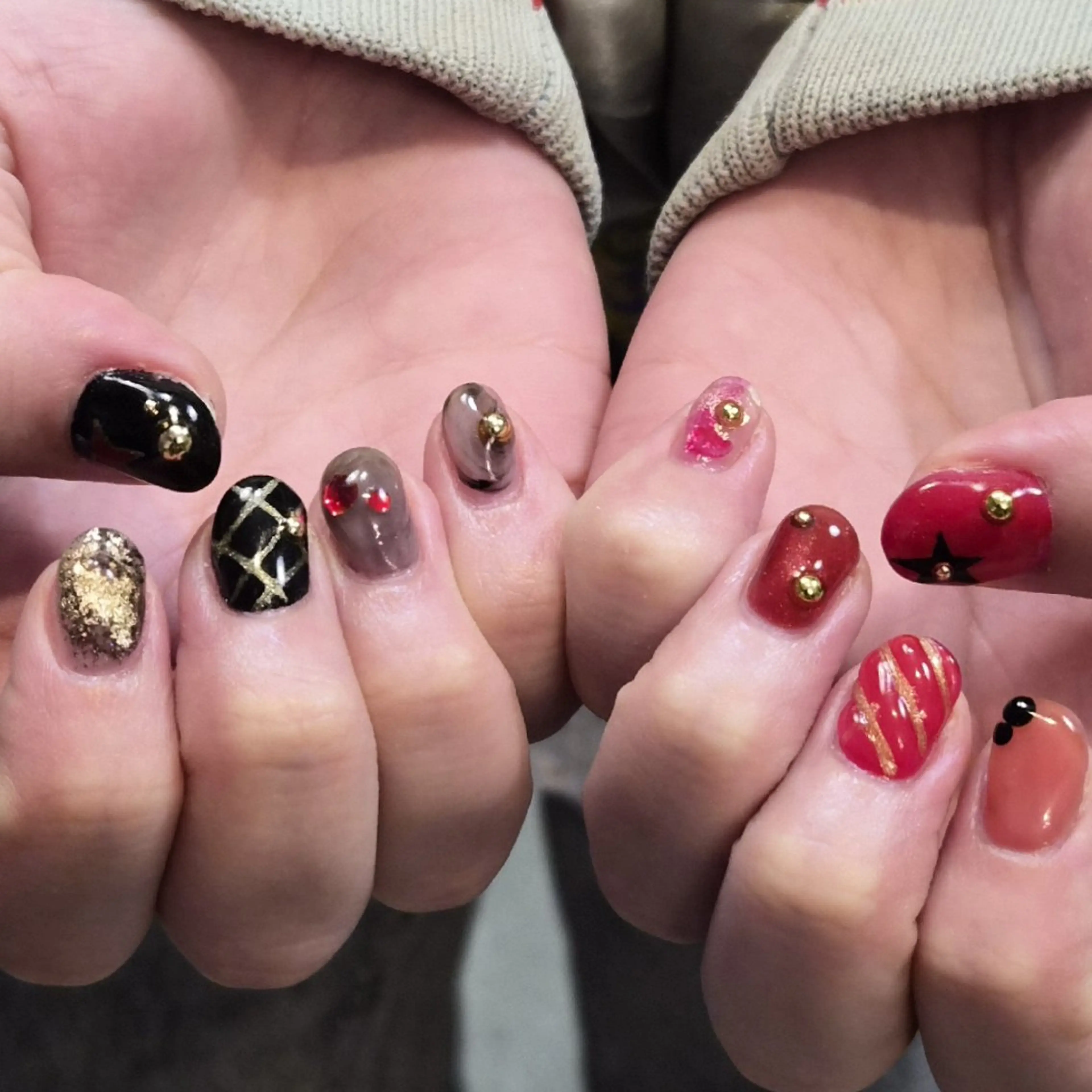 ネイル 卒業式 ハンドネイル フットネイル MINAMI ☆.*˚/個性派のネイルデザイン