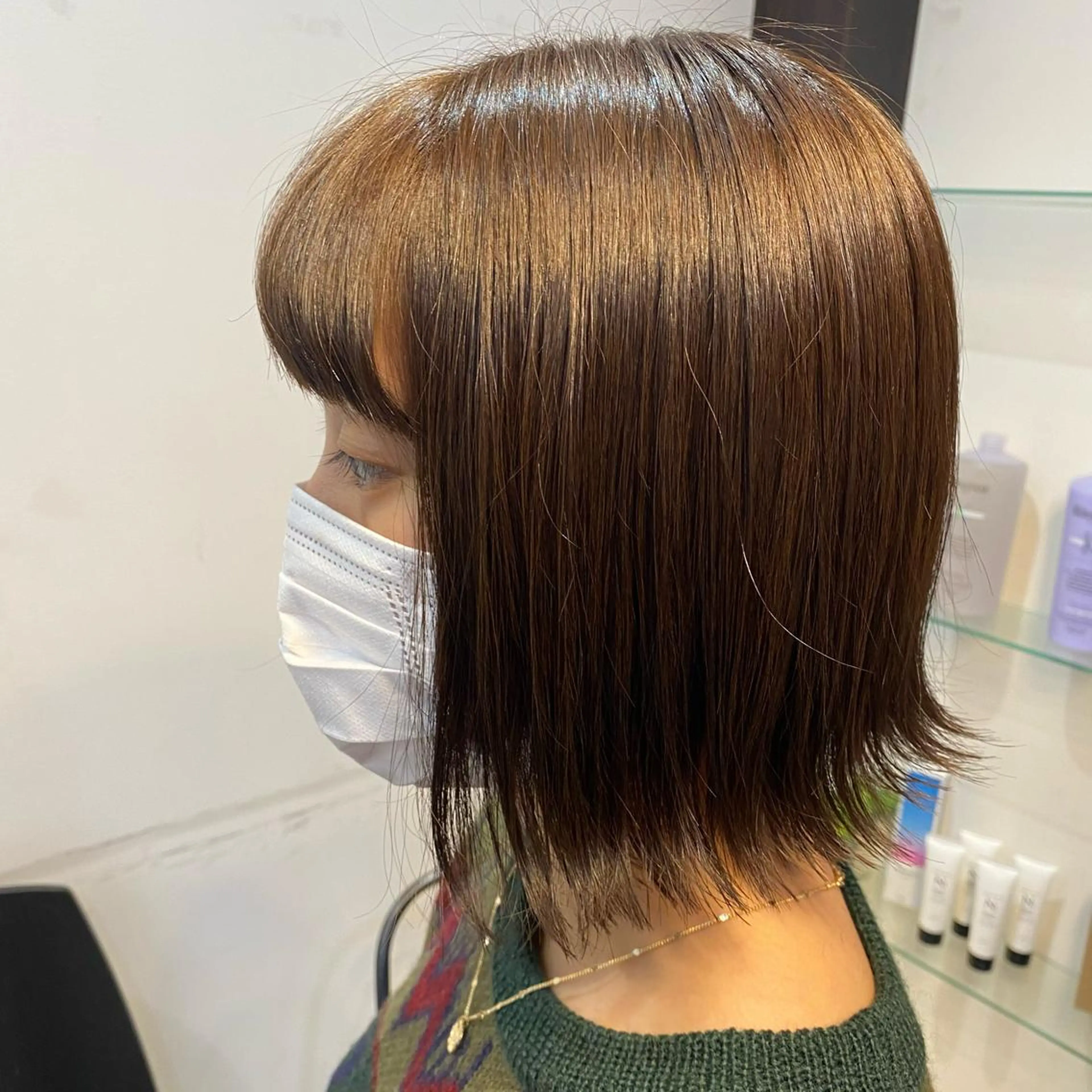 ショート カラー カット 酸スト/フェザー パーマ/三谷海斗のヘアスタイル