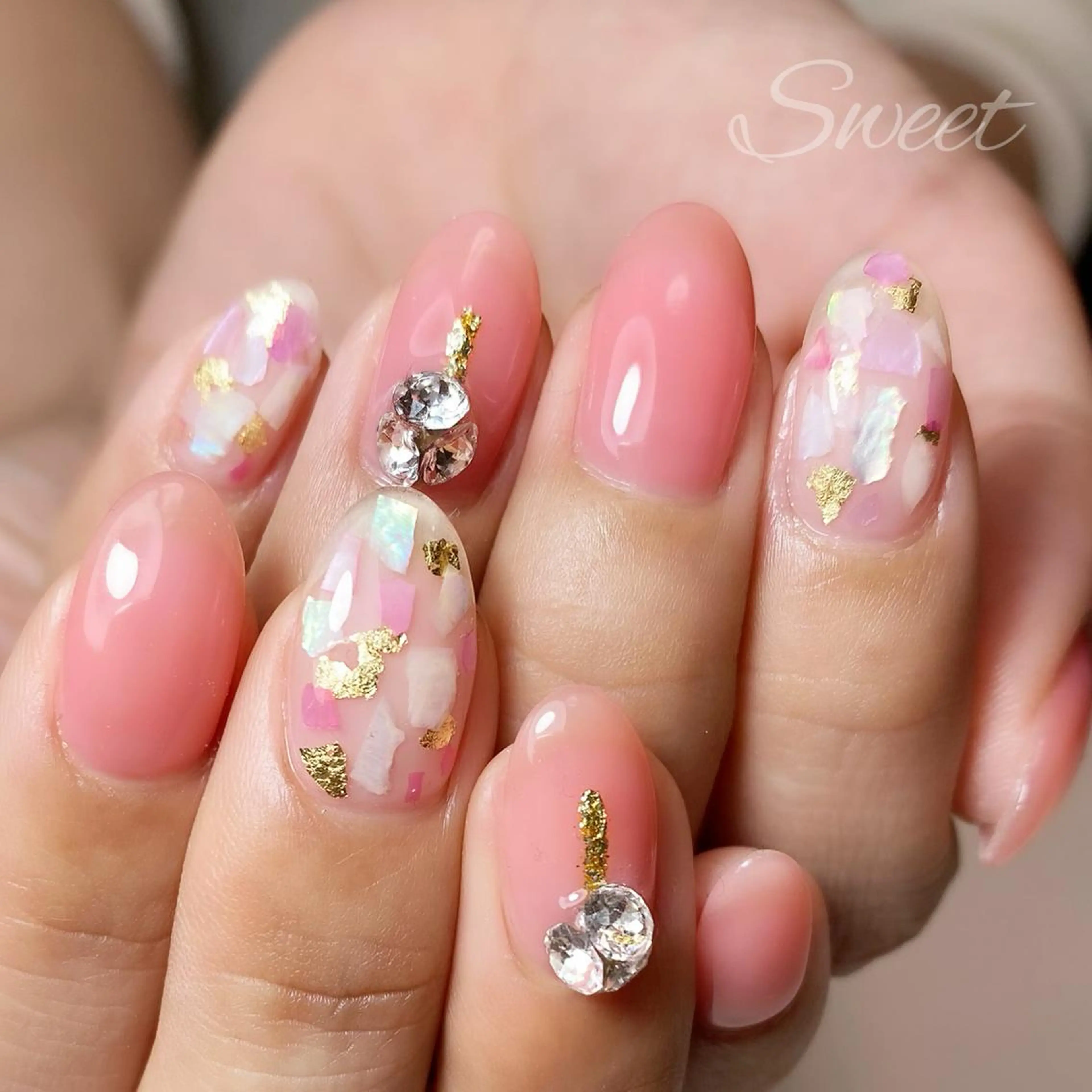 ネイル sweet 仲野陽子のネイルデザイン