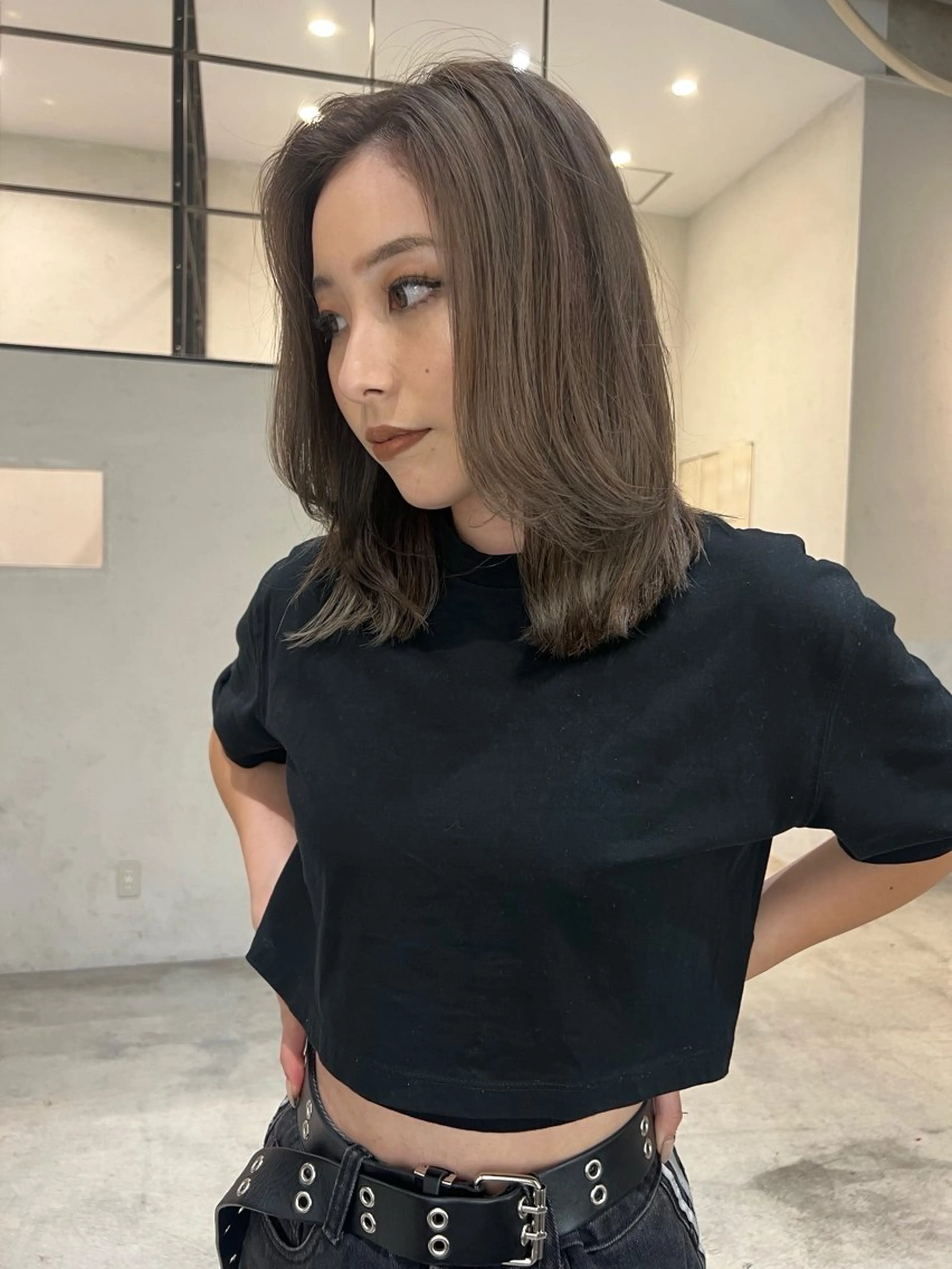 セミロング カラー ヘアアレンジ 【海外風カラー】 DEAN/YUYAのヘアスタイル