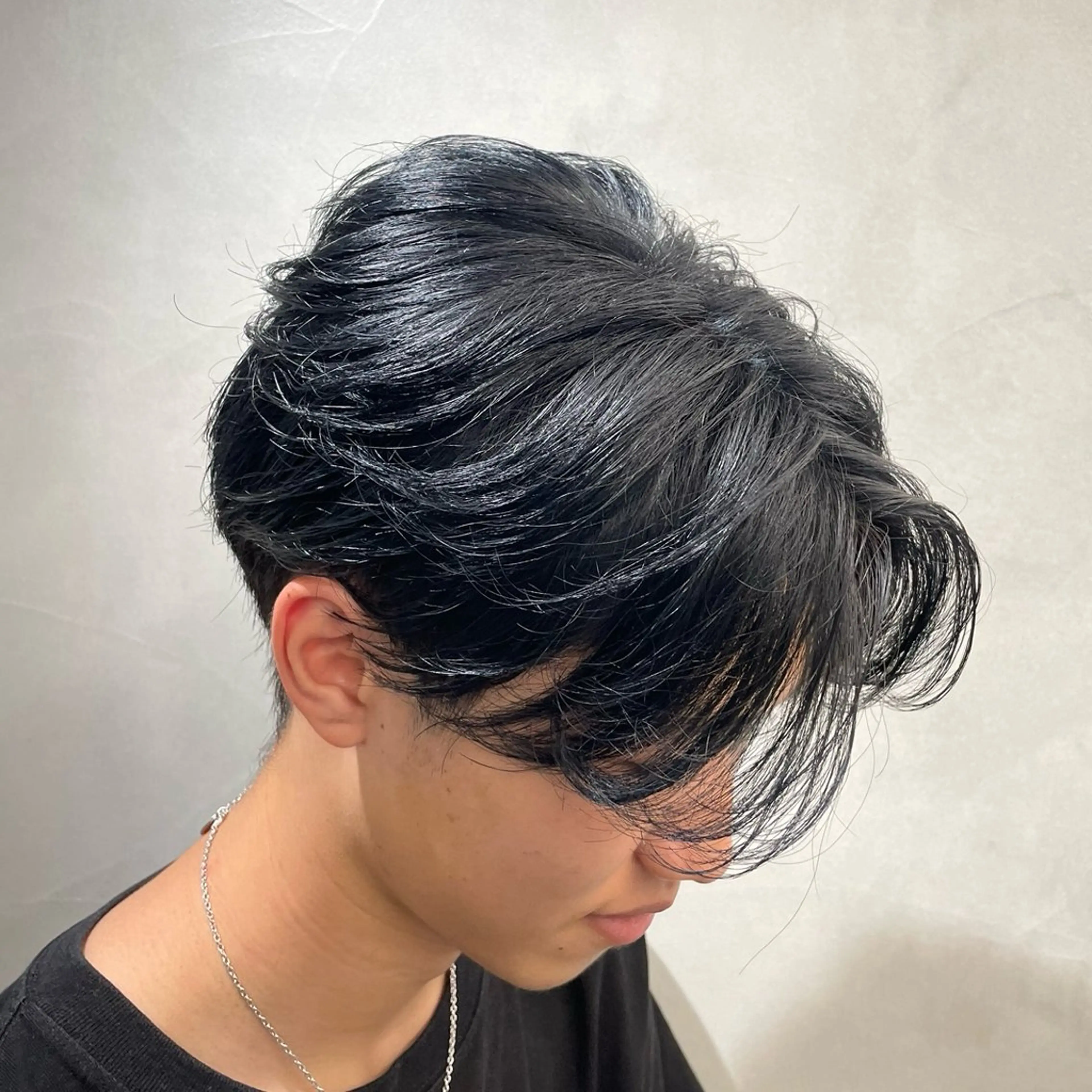 ミディアム パーマ ヘアアレンジ メンズ カット パーマ fifth Tokyo所属・fifth 石川 凪のヘアスタイル