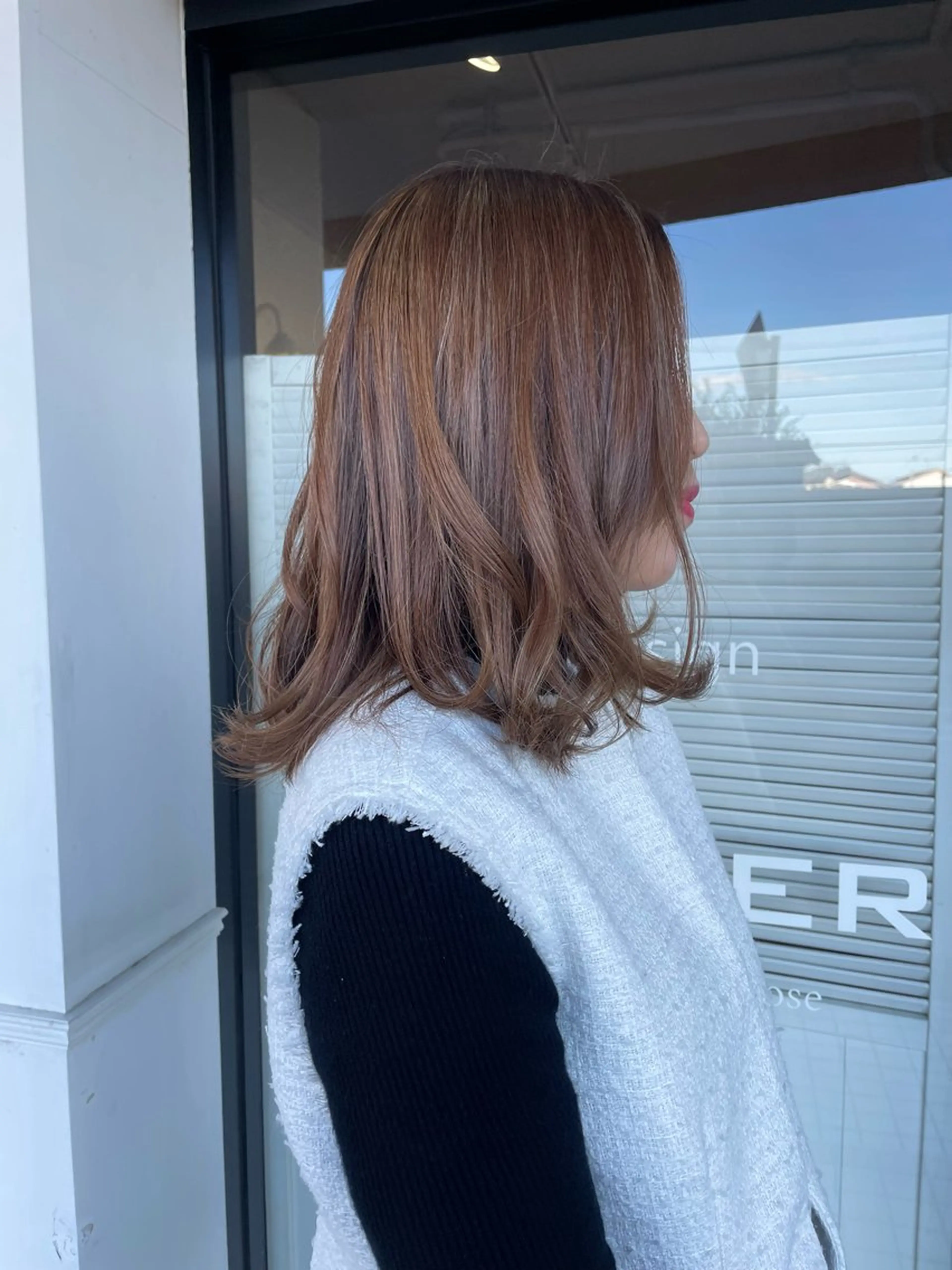 ミディアム GLITTER赤塚店所属・GLITTER ハイ トーン🎀北野佑季のヘアスタイル