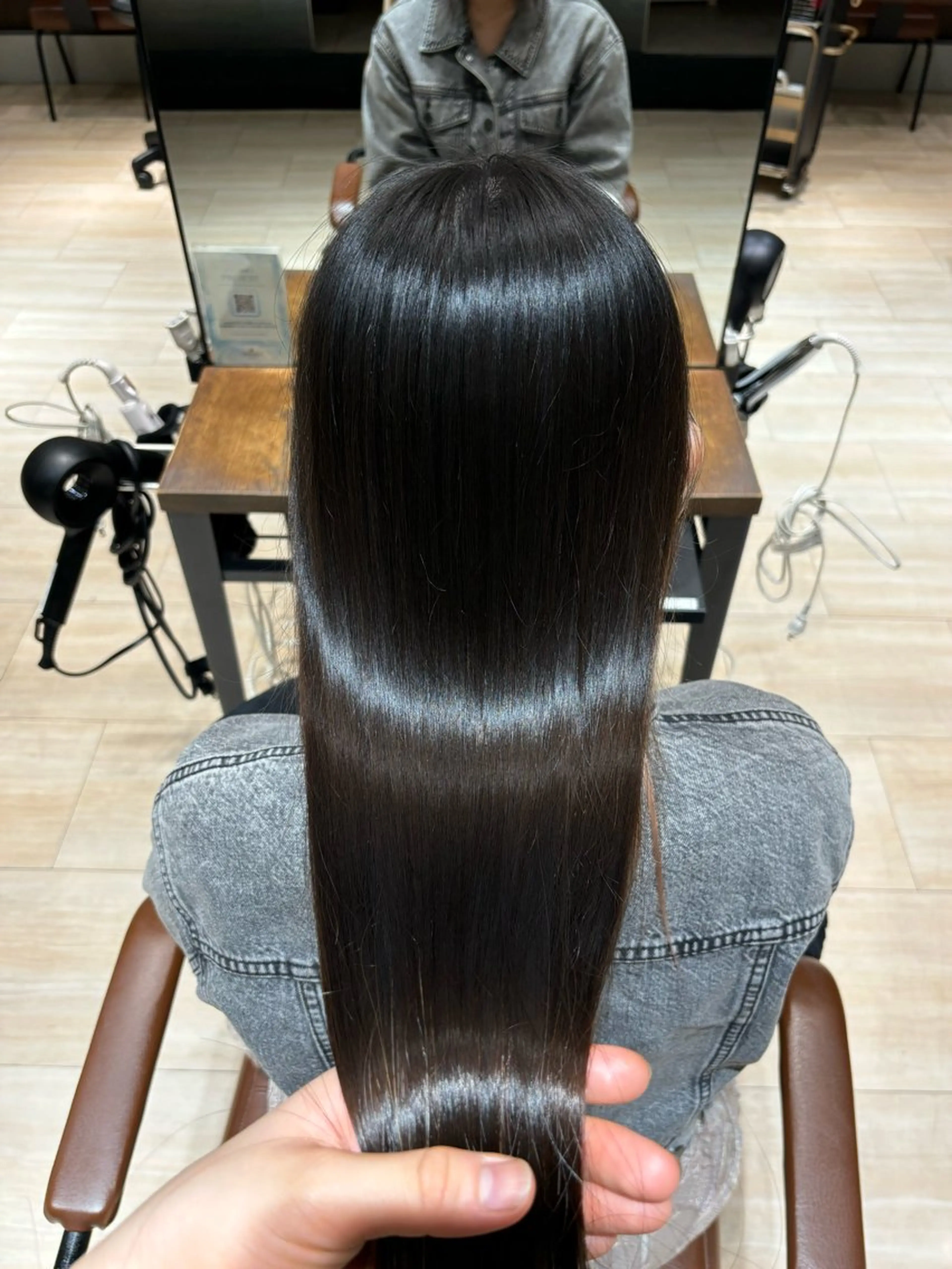 ロング ヘアカラー トリートメント 🤍艶髪透明感 カラー/直井優花🤍のヘアスタイル