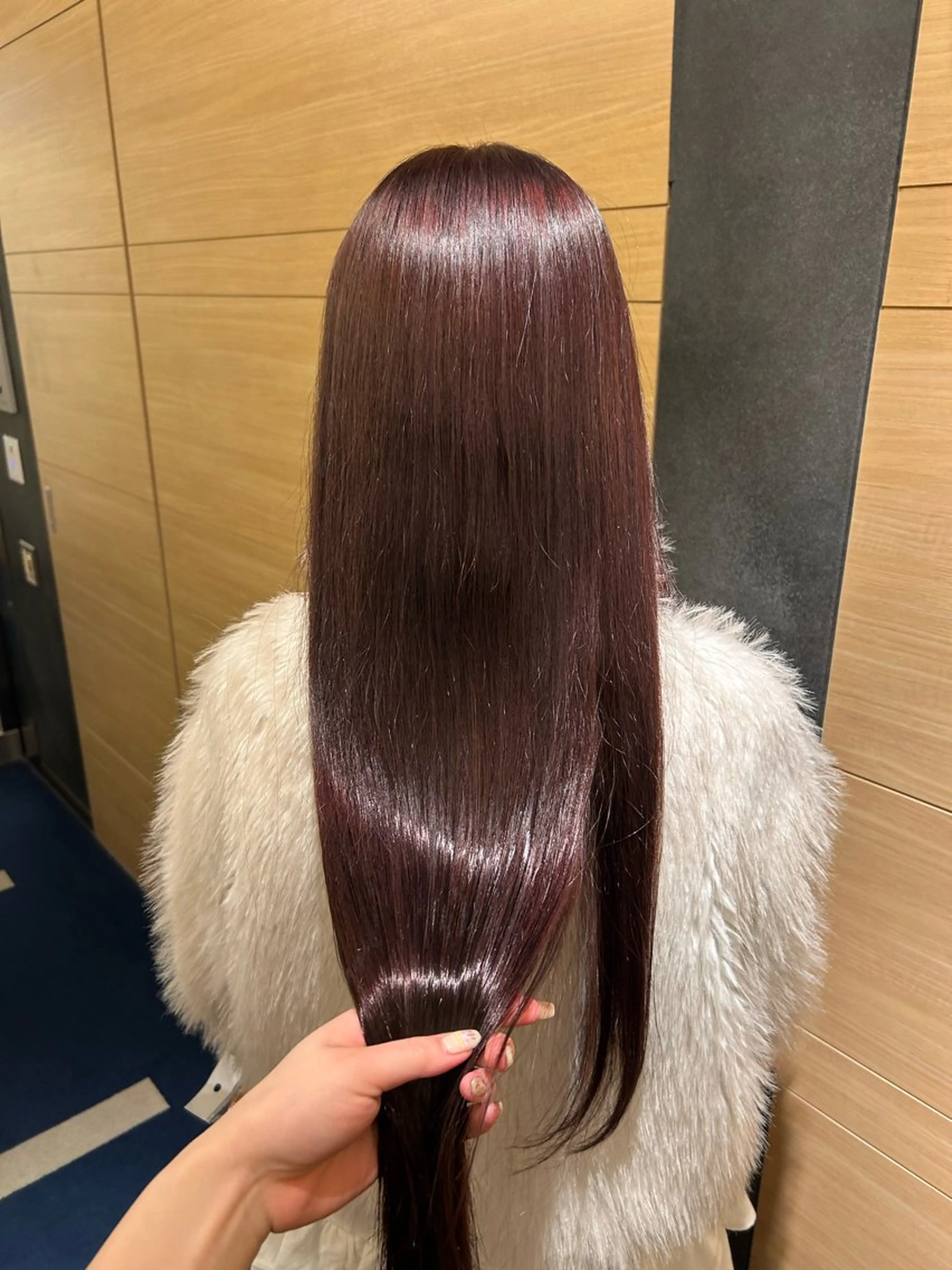 ロング カラー ラベンダーカラー ヘアカラー トリートメント aya/梅田/ カラーモデル募集のヘアスタイル