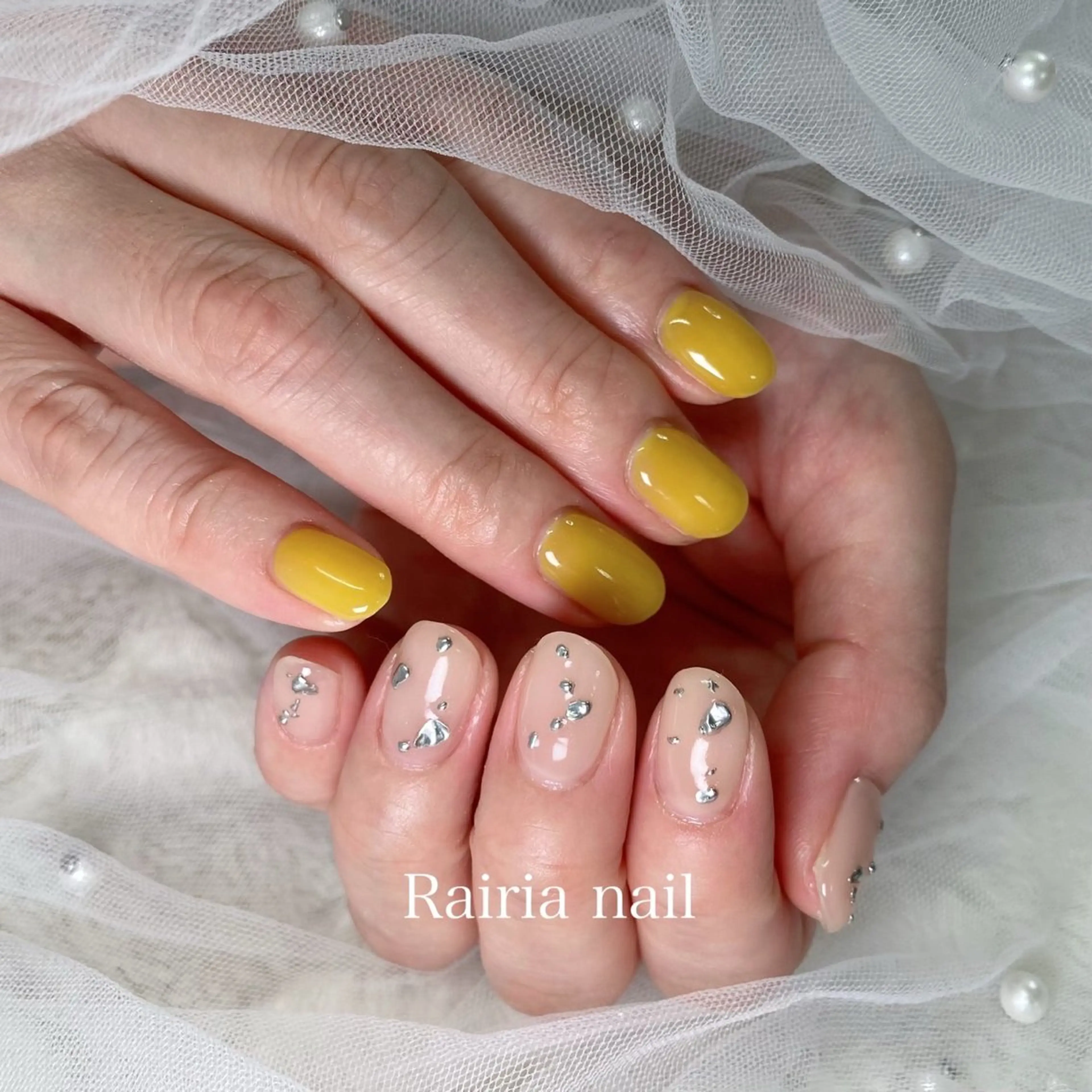 ネイル フットネイル ジェルネイル マグネットネイル オフィスネイル ワンカラーネイル NAILSALON CRISTA所属・🤍CRISTA yui🤍のネイルデザイン