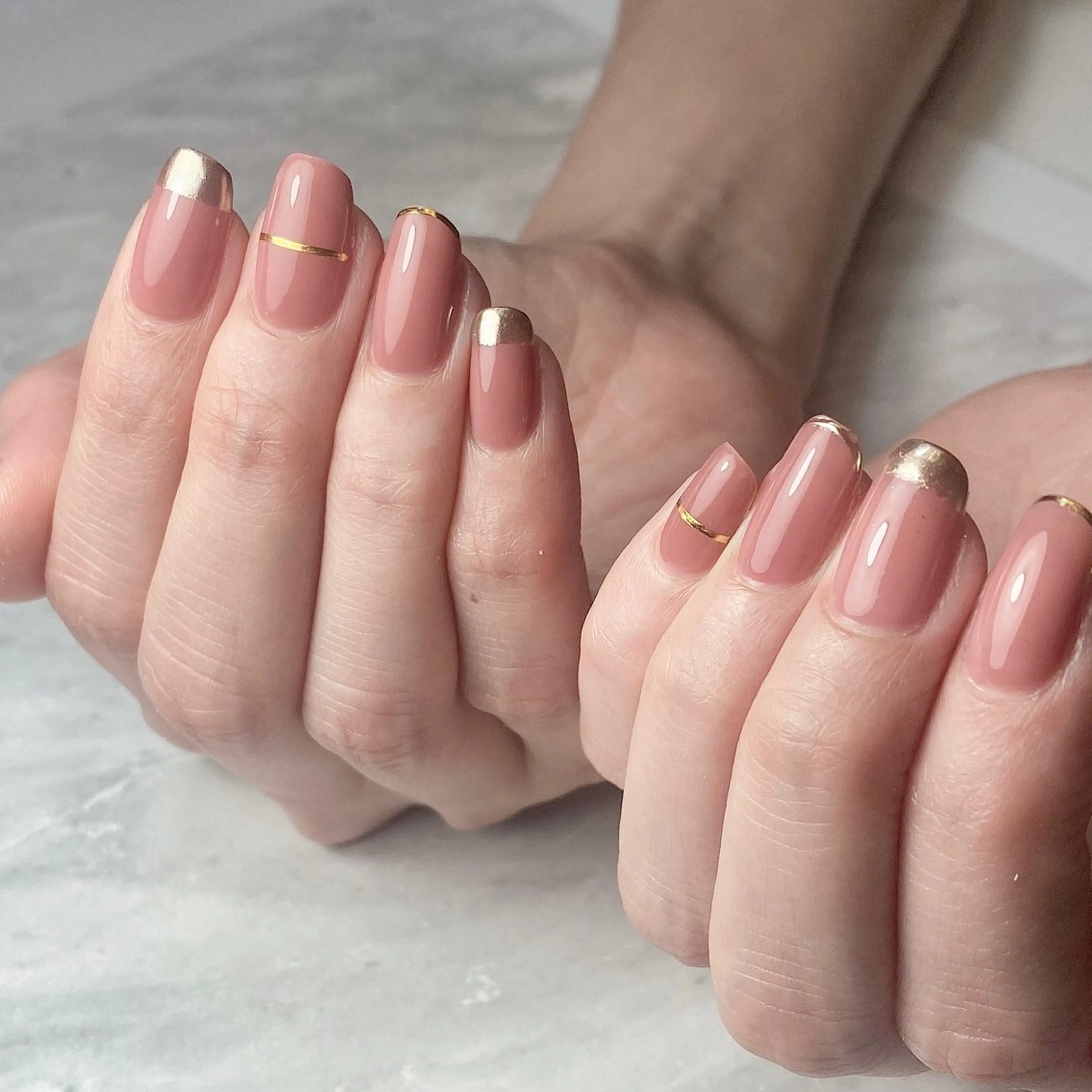 ネイル ハンドネイル 自爪育成nail fachuriのネイルデザイン