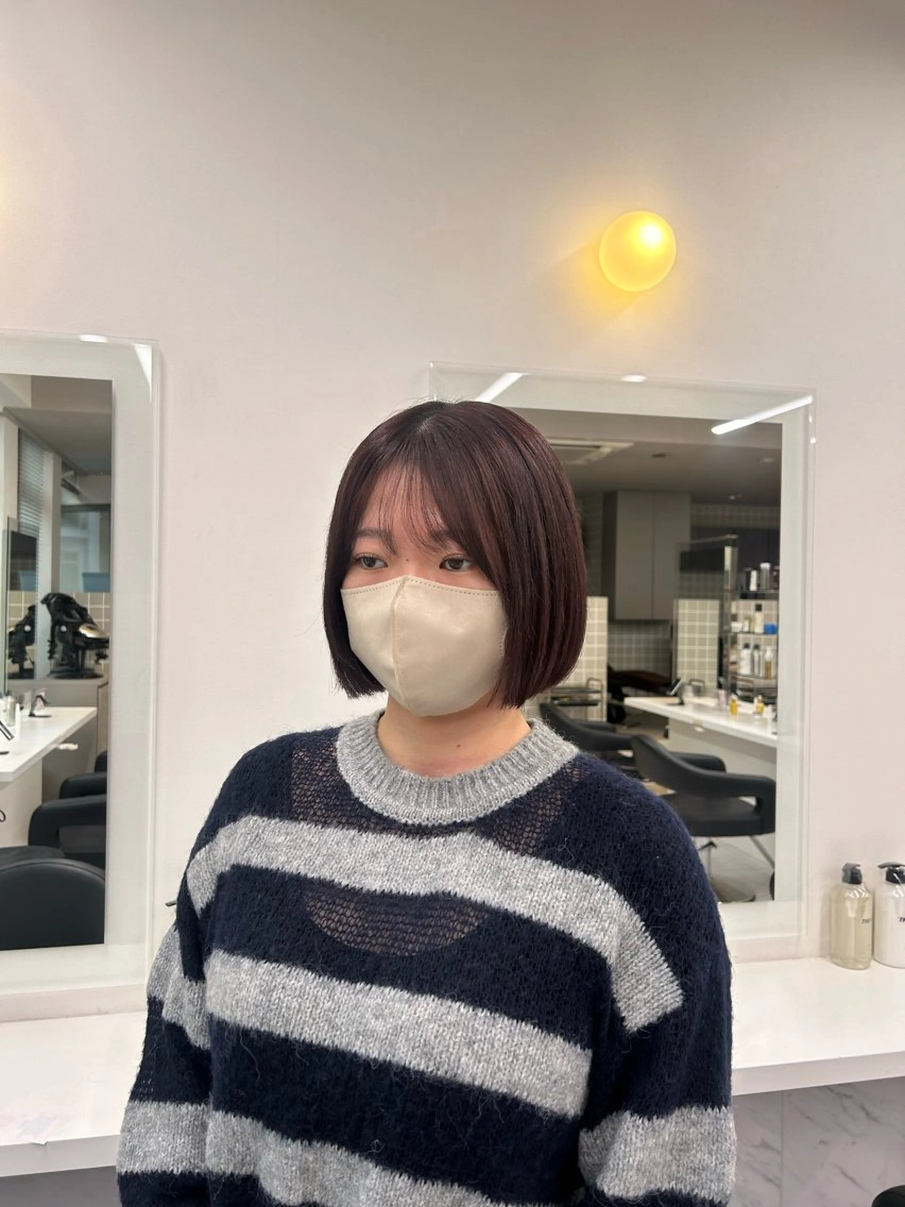 カラー 透明感ベージュ🤎 ナチュラルレイヤーのヘアスタイル