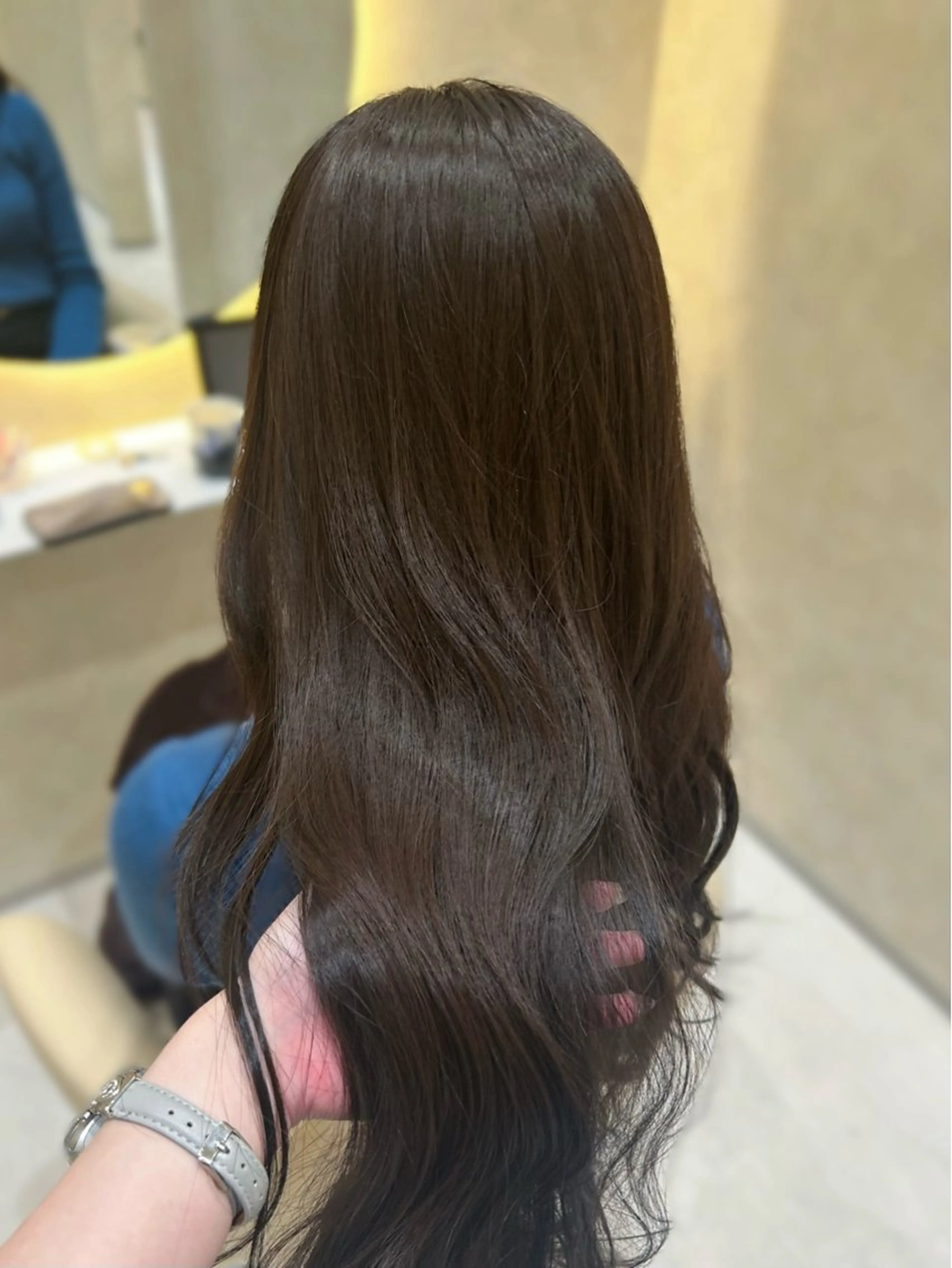 ロング カラー ブラウンカラー オリーブブラウン zina ୨୧˖* moeのヘアスタイル